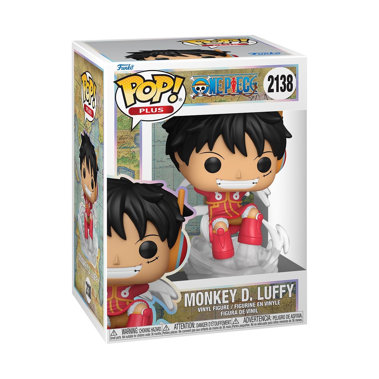 Funko Pop! Plus: One Piece - Monkey D. Luffy - Egg Arc - Collectable Vinyl Figure - Gift Idea - Official Merchandise - Toys for Kids & Adults - Anime Fans - Model Figure for Collectors and Display