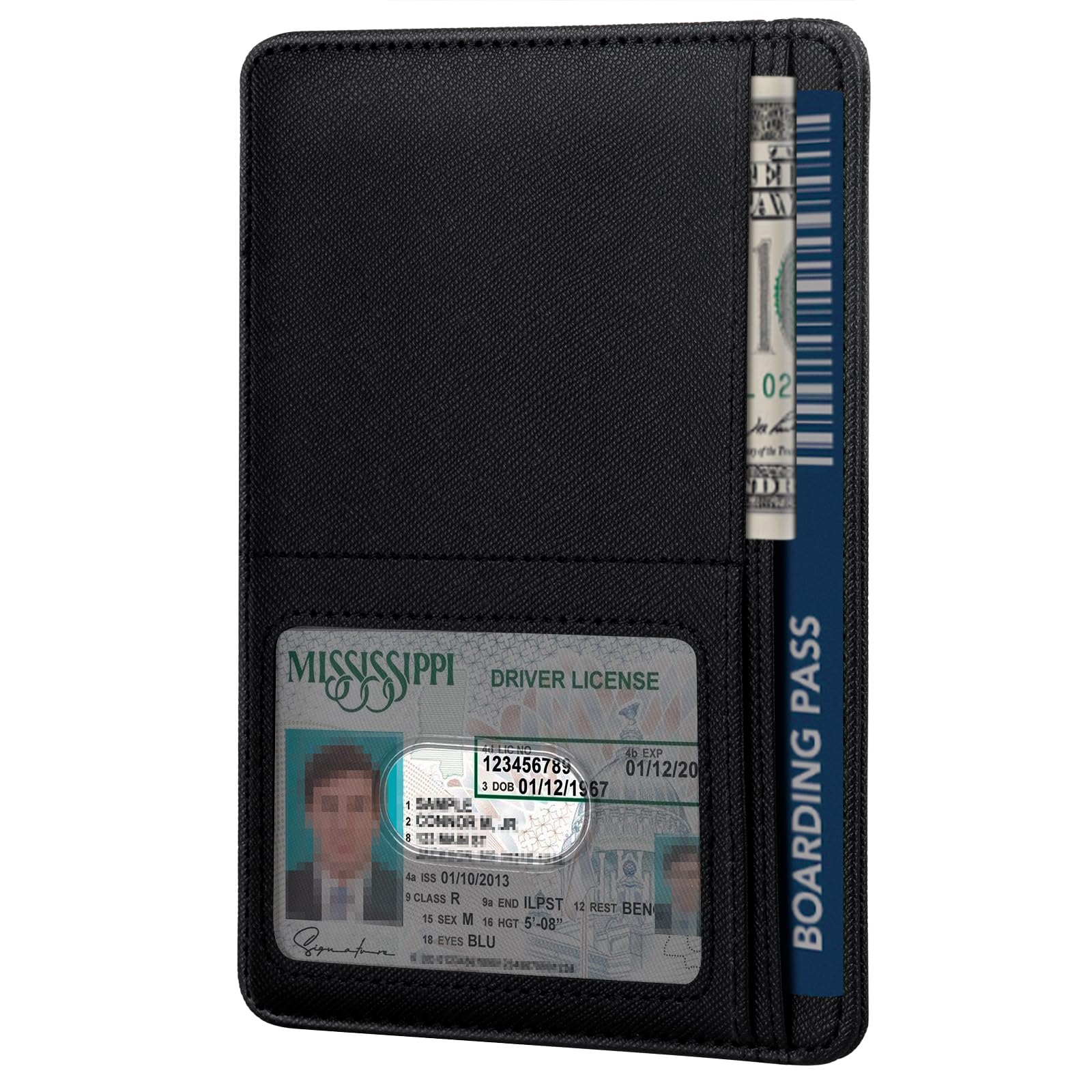 ELASND Minimalist Passport Holder for Travel, Ultra Slim Passport Cover, Front Pocket Passport Wallet, RFID Passport Case for Men and Women