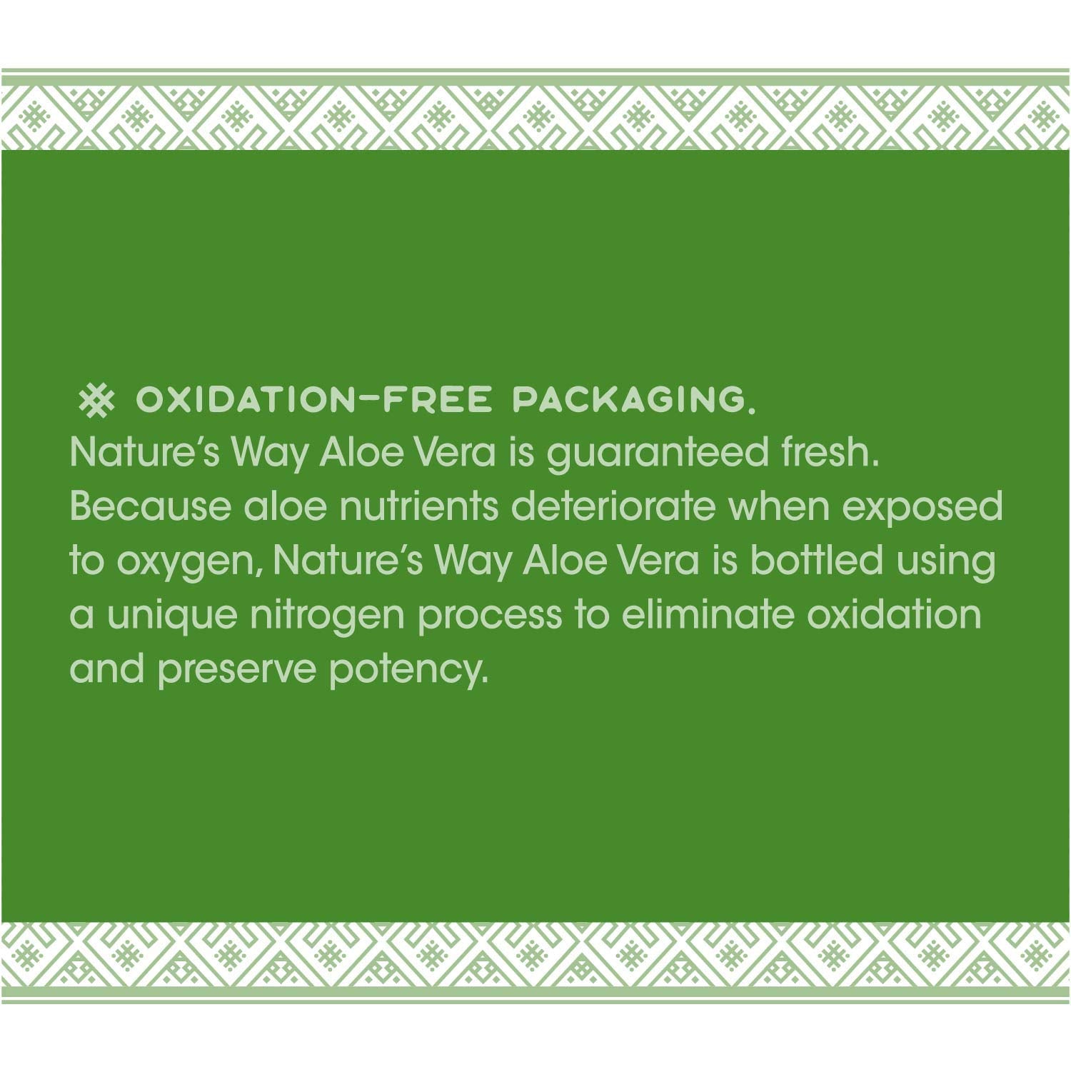 Nature's Way Aloe Vera Leaf Juice with Aloe Polymax+, 99.5% Purified Aloe Vera Leaf Juice from Concentrate, Unflavored, 33.8 Fl. Oz (Packaging May Vary)