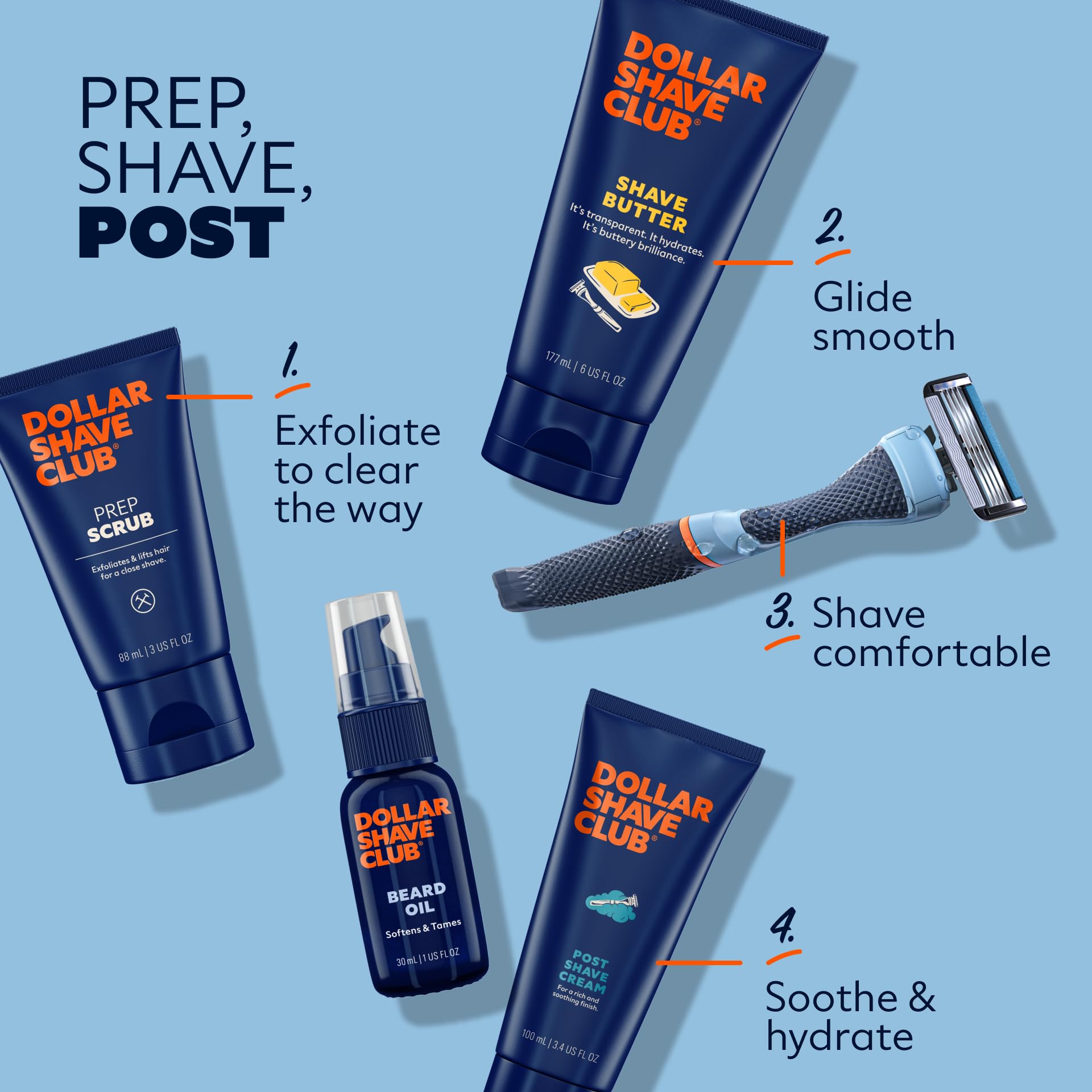 Dollar Shave Club | Beard Oil (2 Pack) | A nine oil blend to tame and soften your beardiest beard