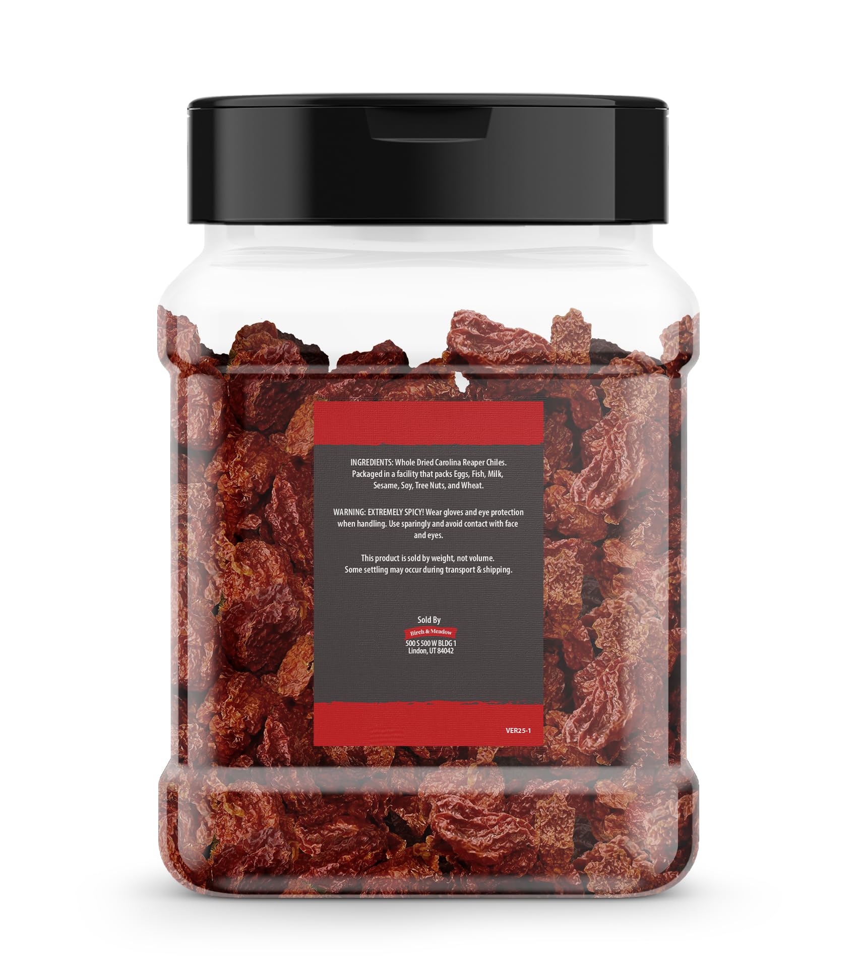 Birch & Meadow Whole Carolina Reaper Peppers, 16 Count, Whole & Dried, Extremely Hot, 1.5 Million SHUs