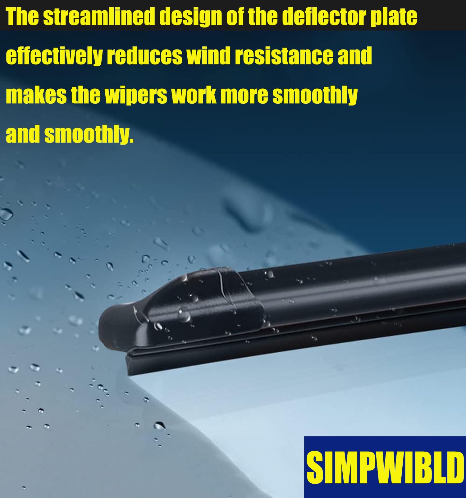 SIMPWIBLD 3 wipers Replacement for 2009-2022 Honda Fit Windshield Wiper Blades Original Equipment Replacement 28"+14"+14" (Set of 3) U/J HOOK