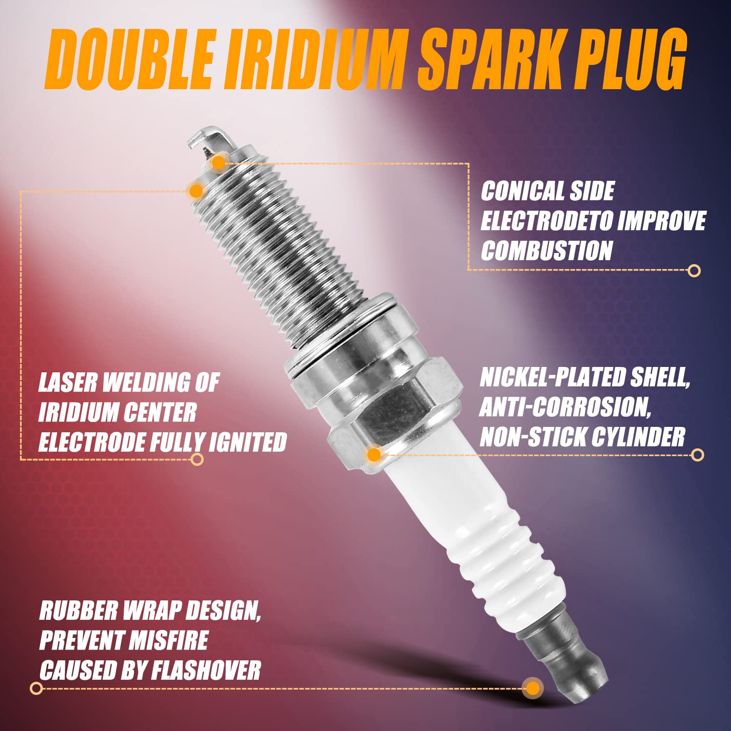 RANSOTO 3.6L V6 UF648 C1791 Ignition Coil Pack with Iridium Spark Plug 97390 Compatible with Chrysler 200 300 Town & Country Dodge Challenger Charger Durango Journey RAM Jeep Grand Cherokee Wrangler