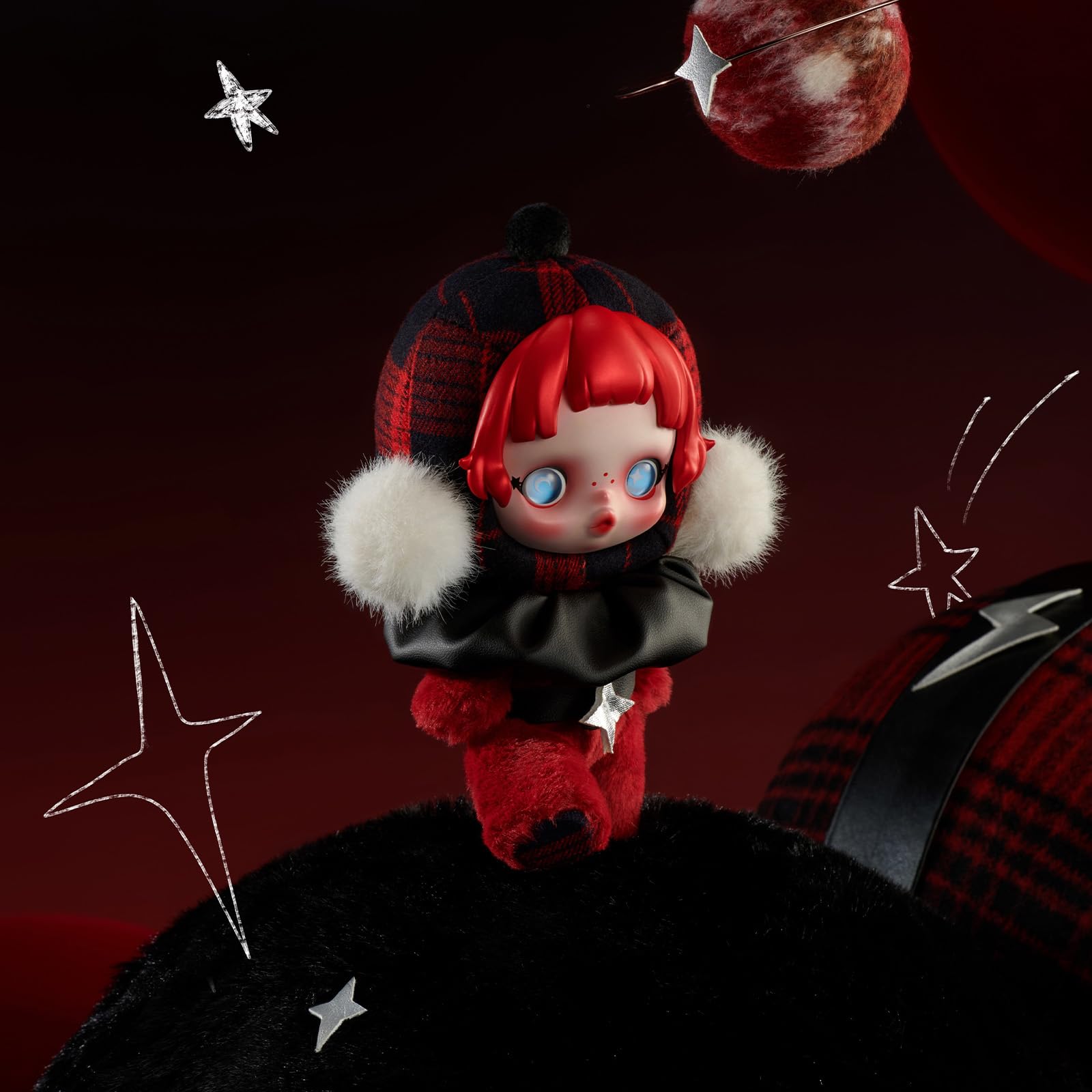 POP MART SKULLPANDA Winter Symphony Series, Blind Box Figures, Random Design Figures Collectible Toys Home Decorations, Holiday Birthday Gifts, Single Box