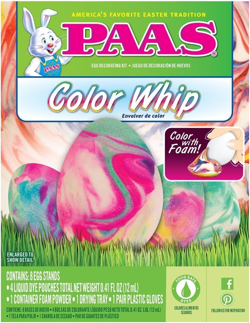 PAAS Color Whip Easter Egg Decorating Kit - America's Favorite Easter Tradition