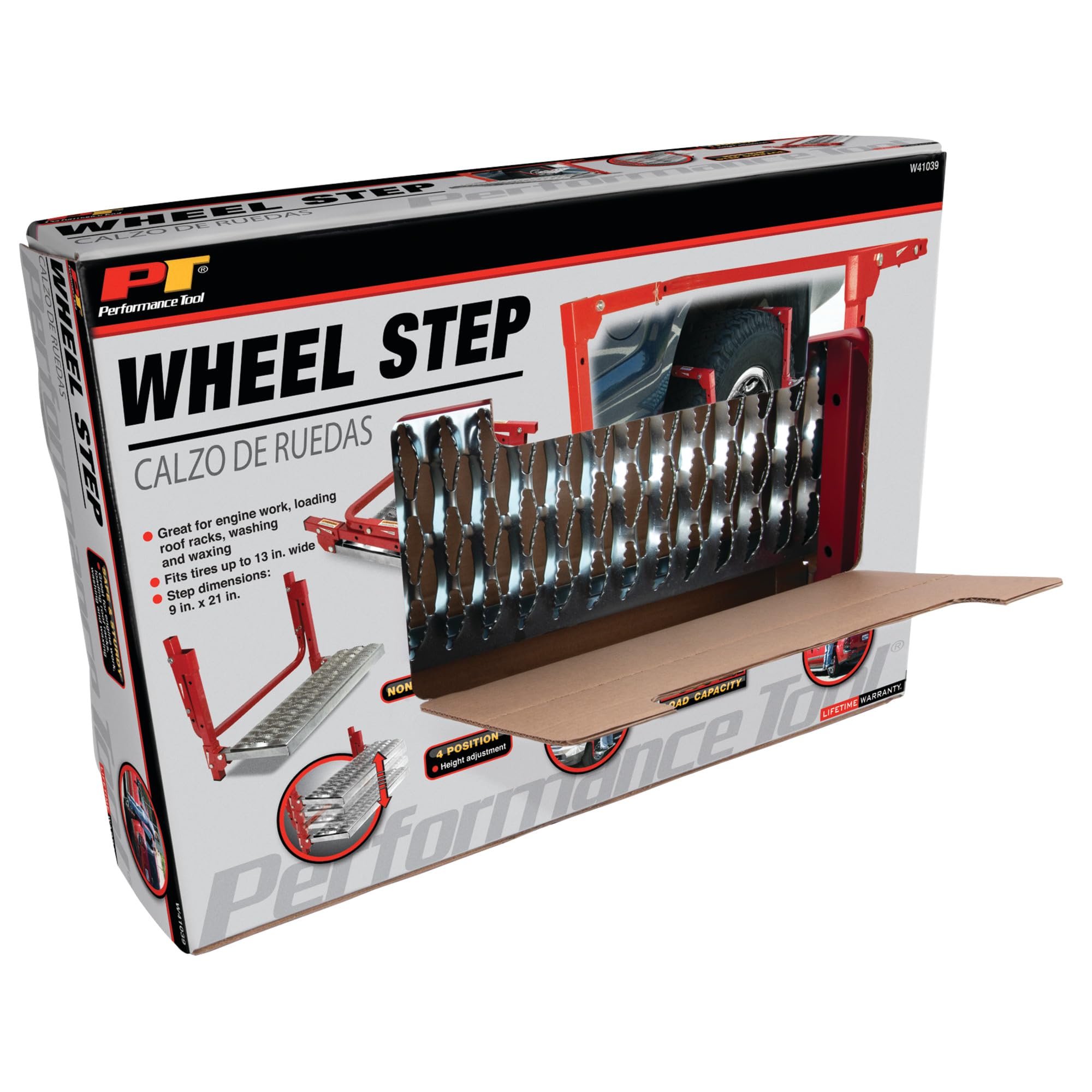 Performance Tool W41039 Non-slip Truck Tire Service Step (Up to 13-Inch Tire Depth)