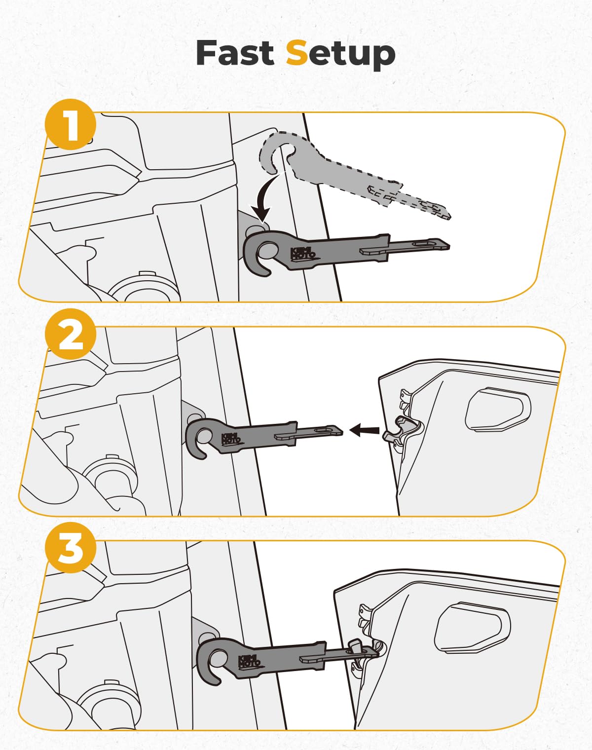 KEMIMOTO 4.5"Door Latches Compatible with 2020-2025 RZR PRO XP/4,and General Turbo R 2PC Anti-Rust, Easy-to-Install Latches with Vent Extender for Increased Air Circulation