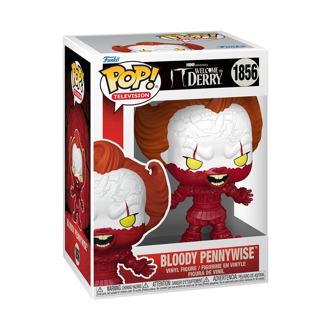 Funko Pop! TV: Welcome to Derry - Bloody Pennywise - Collectable Vinyl Figure - Gift Idea - Official Merchandise - Toys for Kids & Adults - TV Fans - Model Figure for Collectors and Display