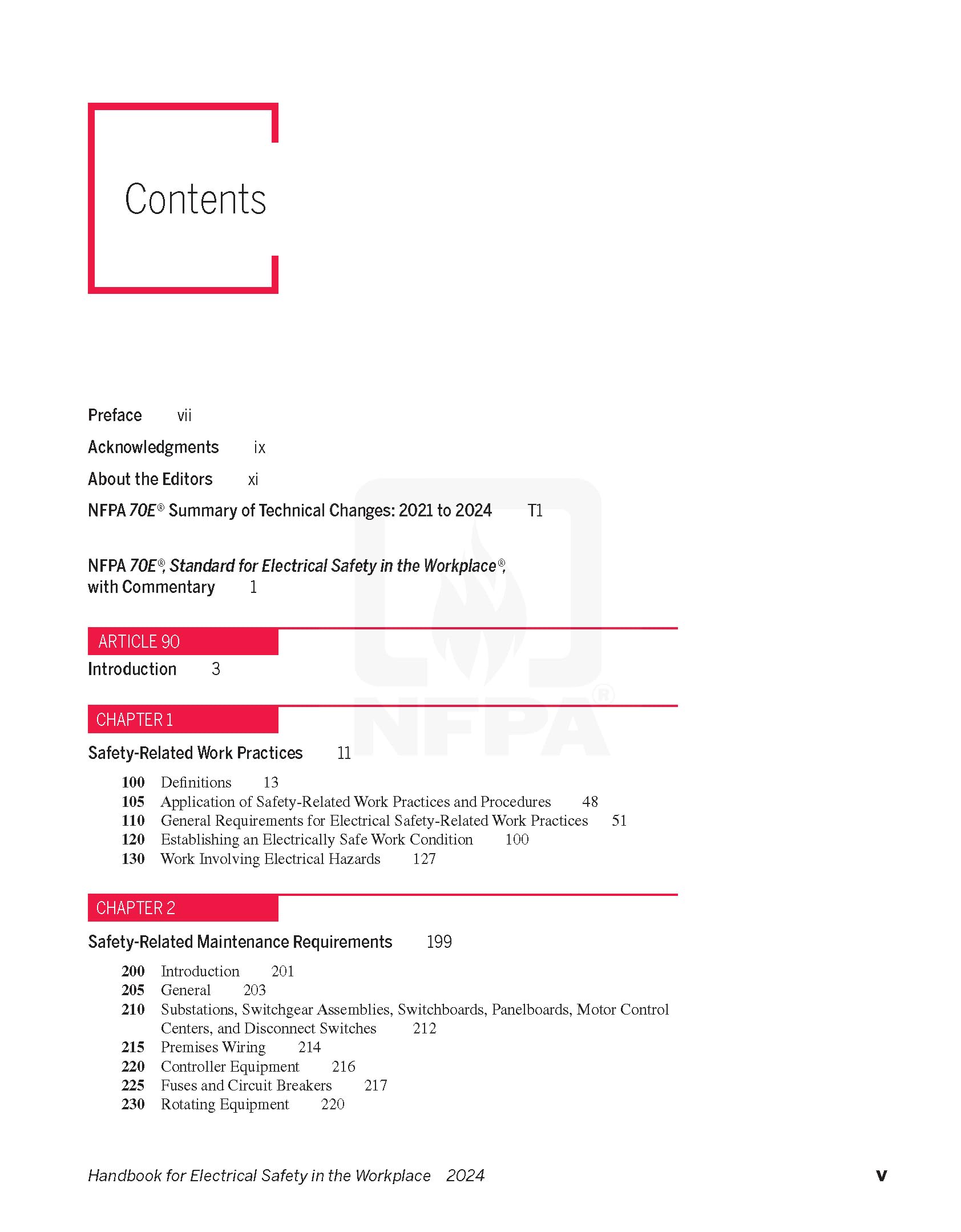 NFPA 70E, Handbook for Electrical Safety in the Workplace, 2024 Edition