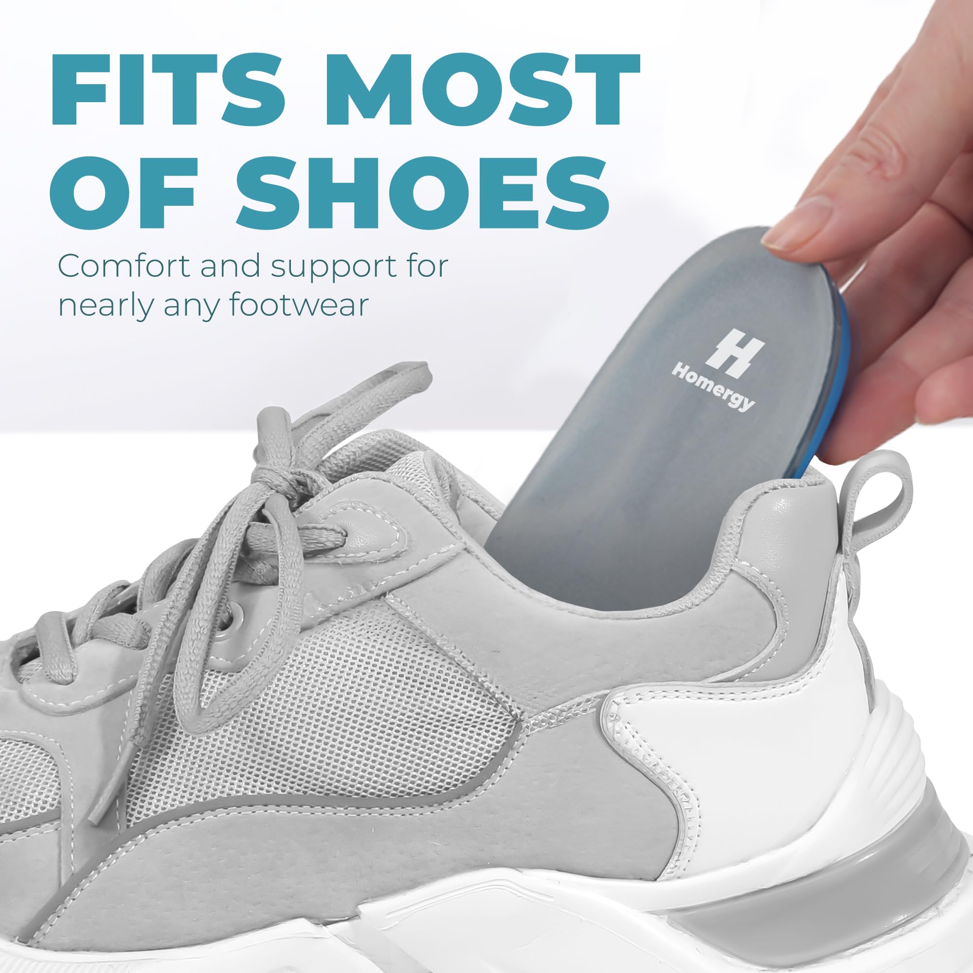 Orthopedic Heel Cups, 2 Pack, for Heel Pain Relief, Plantar Fasciitis, Bone Spurs, Pain Relief Protectors of Sore or Bruised Feet, Foot Relief Support, Comfort Cushion Insoles for Women/Men