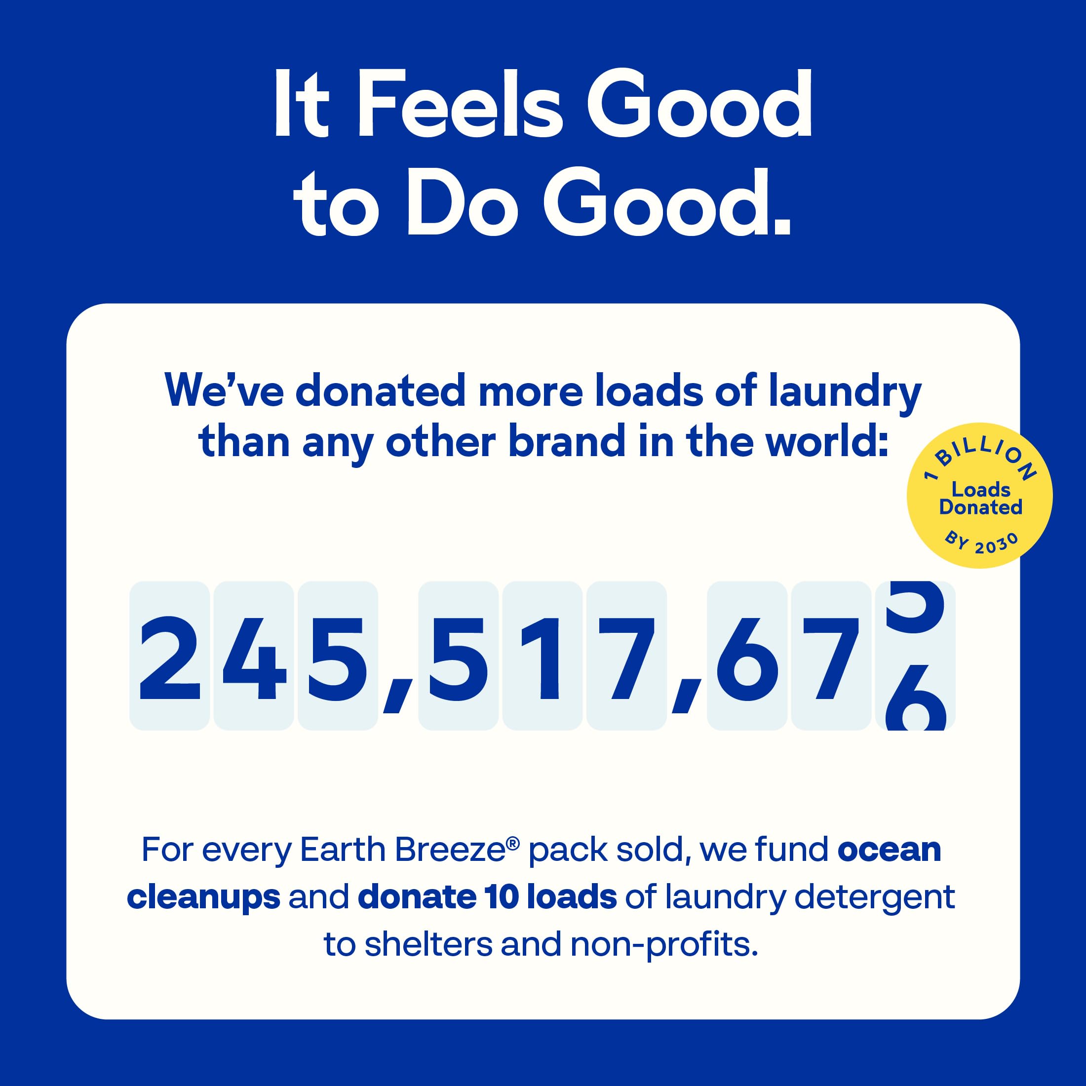 Earth Breeze Laundry Detergent Sheets - 90 Detergent Sheets - (3 Pack) 30 Sheets Per Pack - 180 Loads - Concentrated Liquidless Laundry Soap - No Plastic Jug - Fresh Scent