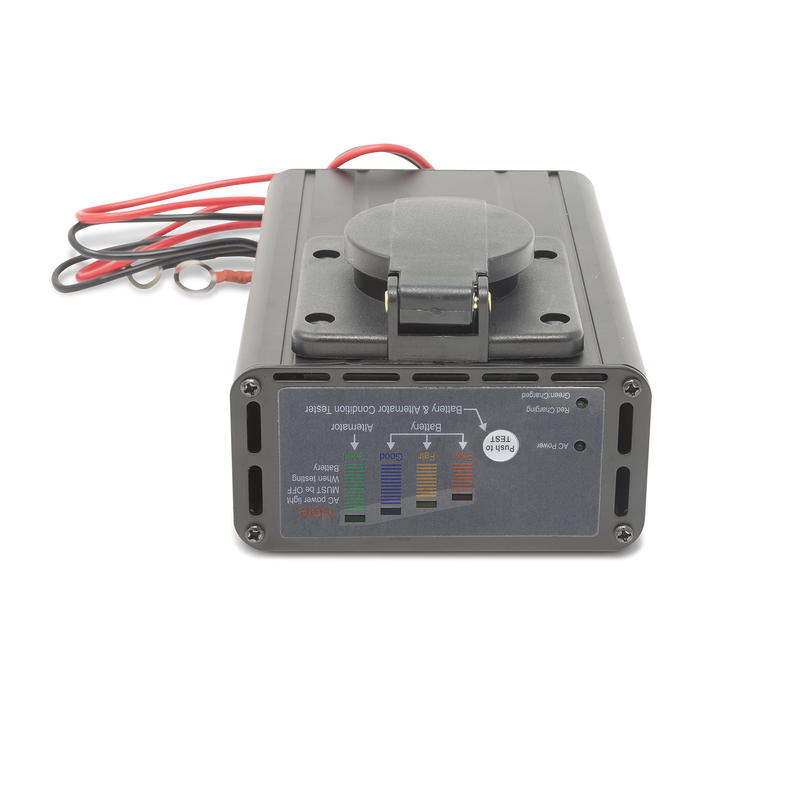 8 Amp Panel Mount Battery Charger & Tester for 12V Trailer Batteries