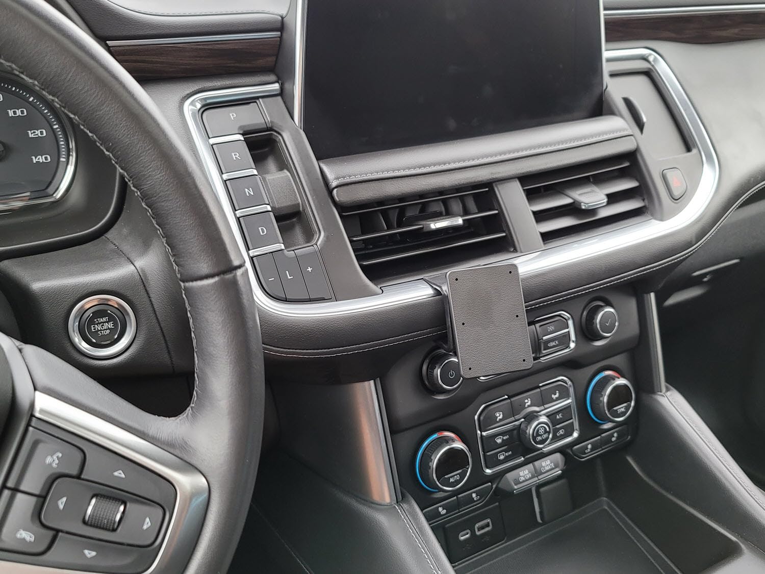 Scosche ProClip Center Dash Mount Compatible with 2021-2023 Chevy Suburban, Chevy Tahoe & GMC Yukon SUVs with StuckUp Universal Phone Mount Bundle