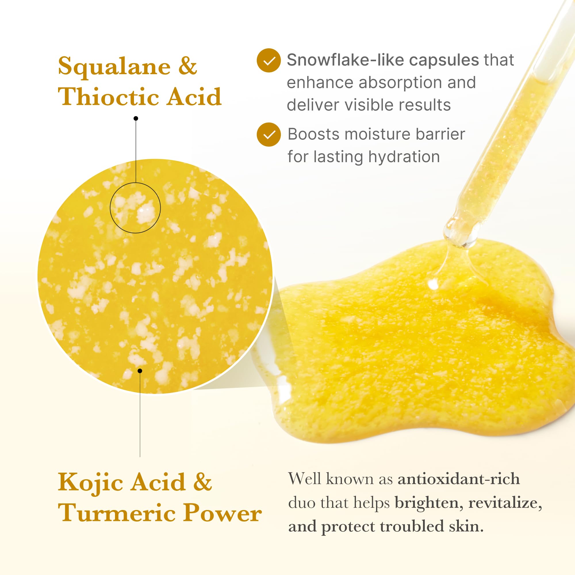 medicube Kojic Acid Overnight Care & Nourish Duo for Troubled Skin: Kojic Acid Turmeric Overnight Wrapping Peel Off Mask and Kojic Acid Turmeric Clarifying & Balancing Capsule Serum