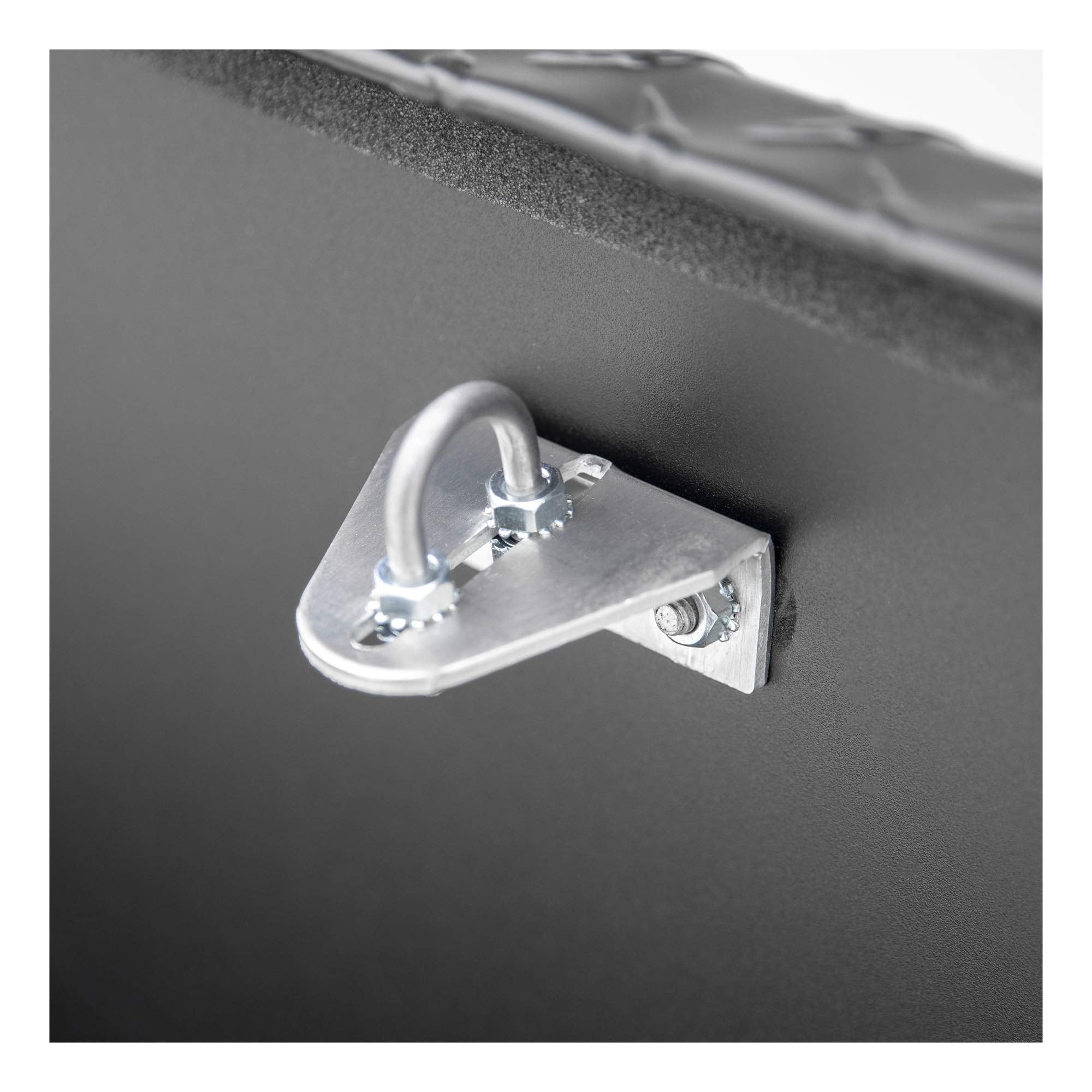 UWS EC10013 Secure Lock 69-Inch Matte Black Heavy-Wall Aluminum Truck Tool Box with Low Profile, RigidCore Lid