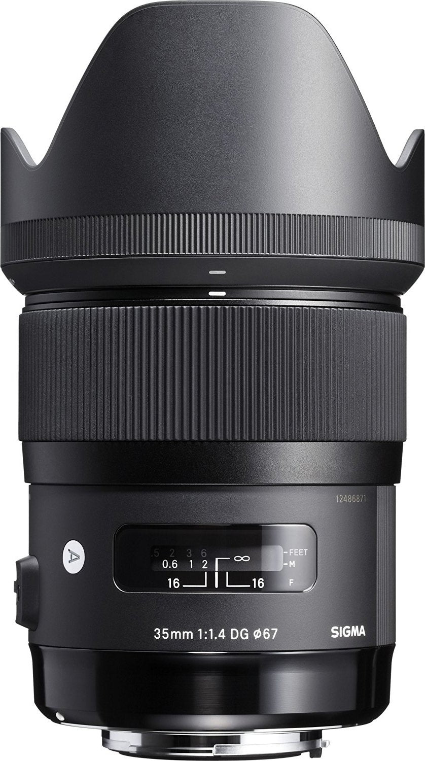 Sigma 35mm F1.4 Art DG HSM Lens for Canon, Black, 3.7 x 3.03 x 3.03 (340101)