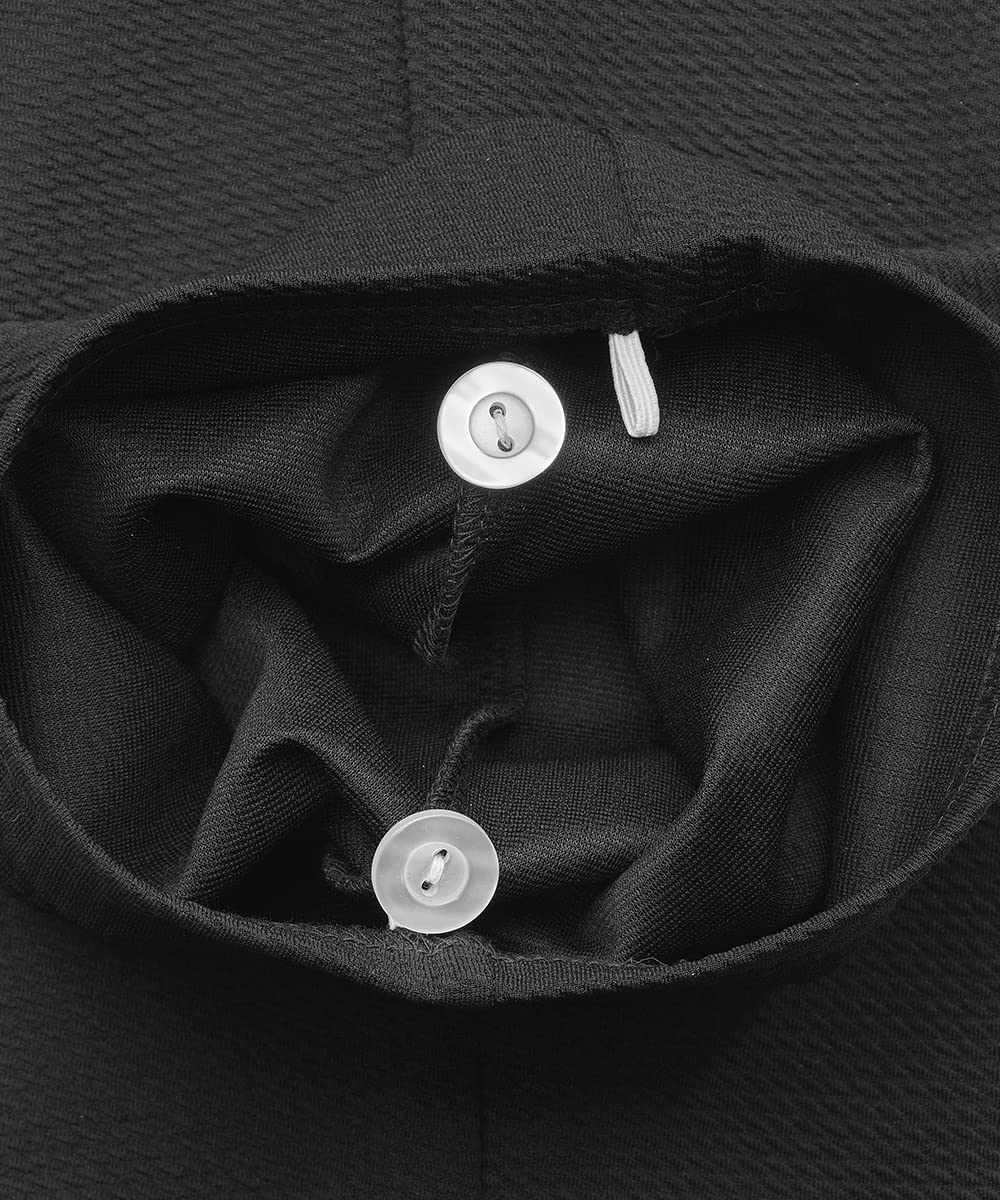 Women’s Pull-On Adaptive Elastic-Waist Textured Pant - Black MED