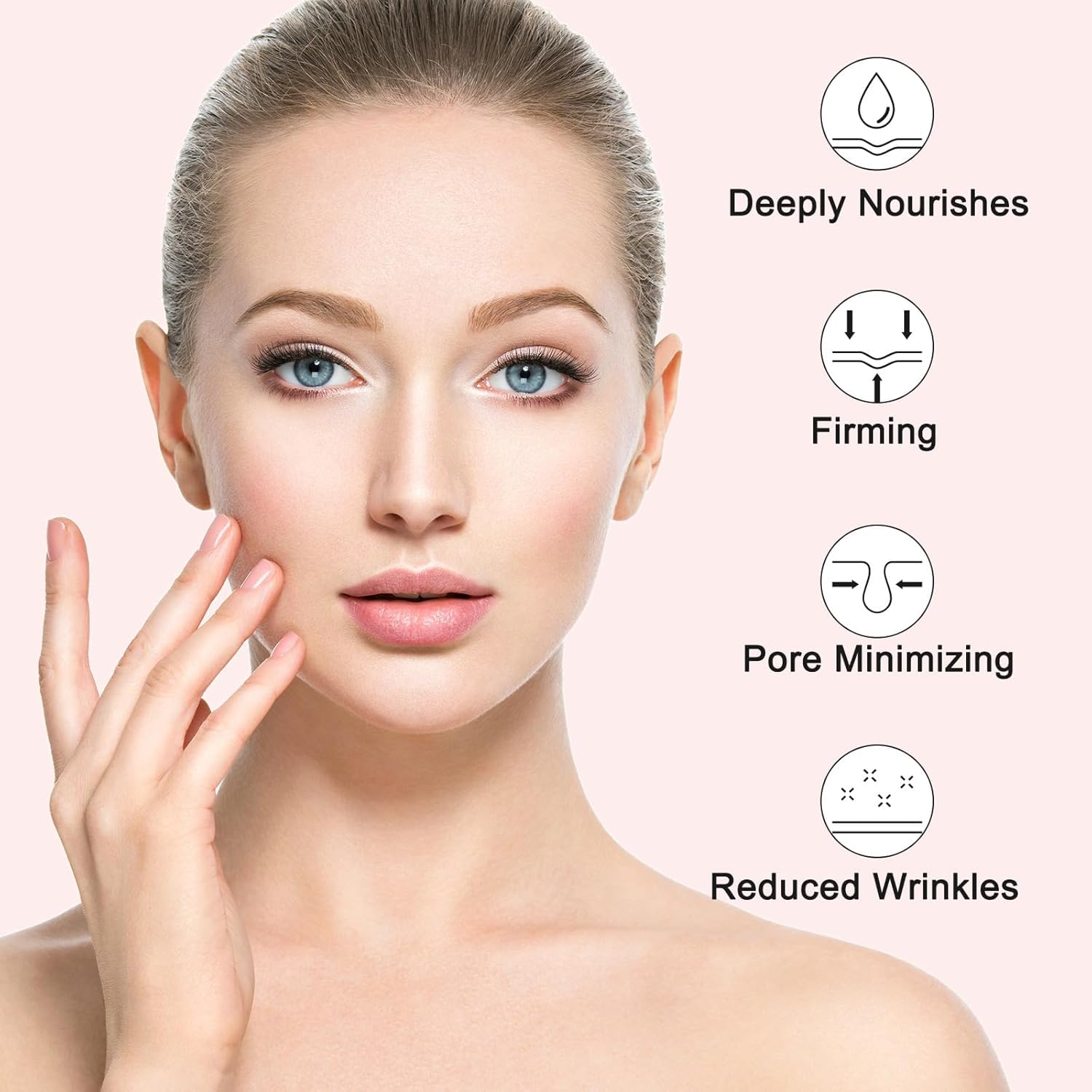 fitbuter Collagen Overnight Wrapping Peel Off Facial Mask with Jelly Brush, Skin Hydration & Firming & Glowy, Improve Sagging & Dullness, Korean Skincare(75ml, 2.54 fl.oz)