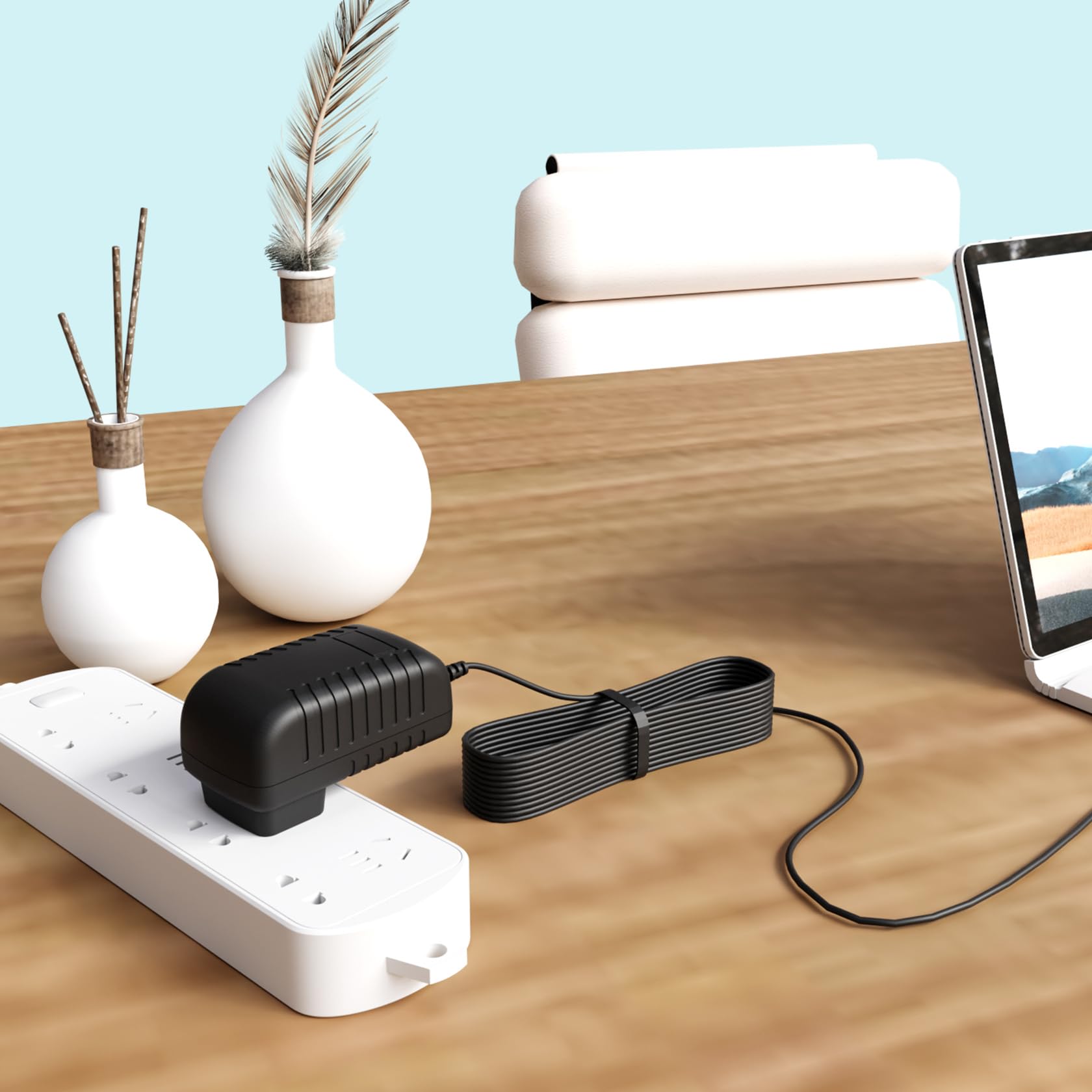 XMHEIRD Wall AC Adapter Power Cord Compatible for,Vellax,Medcursor,Mirakel,InvoSpa Shiatsu Back Shoulder and Neck r Charger Power Supply 12V??Only Fit for 12V r ??