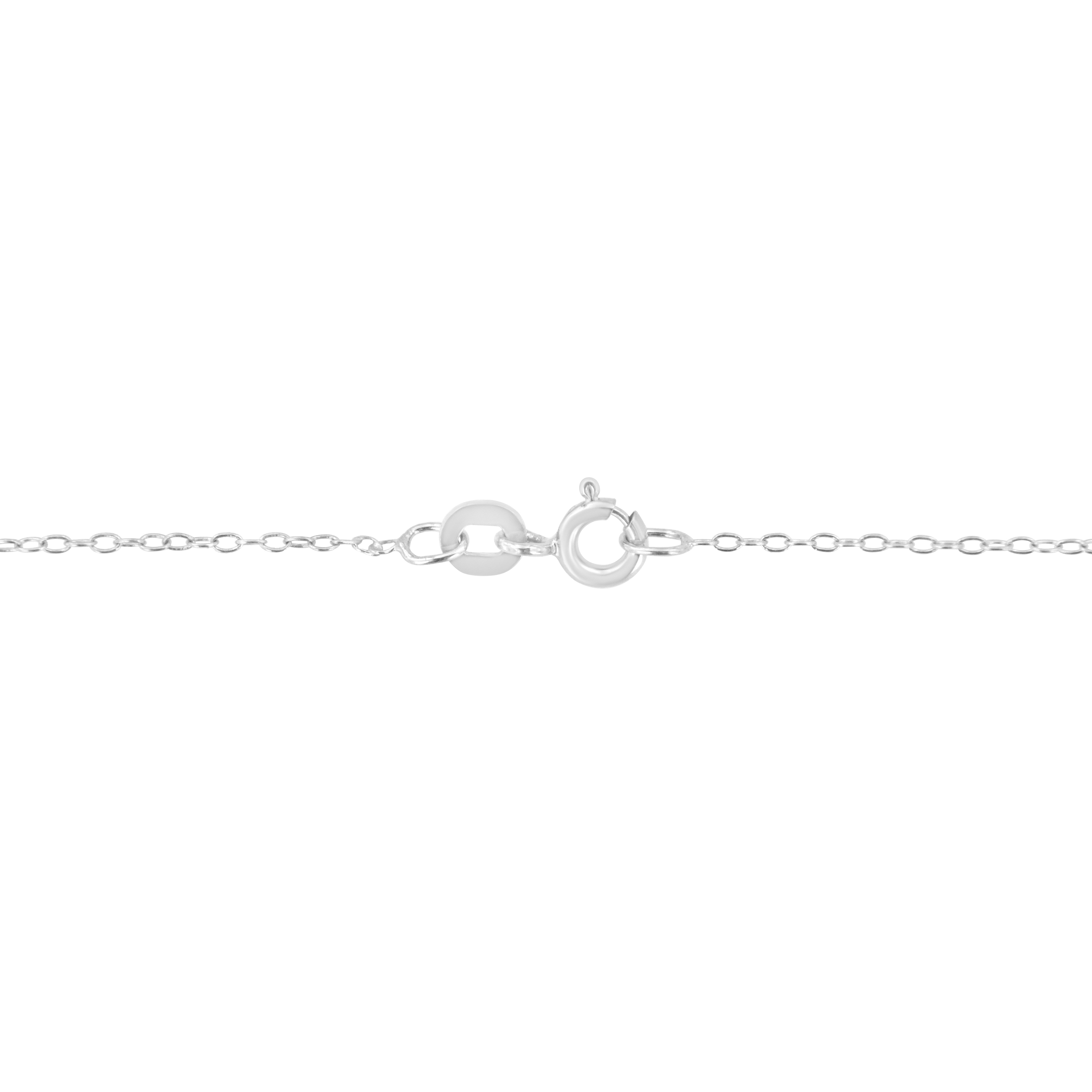 .925 Sterling Silver 1/10 Cttw Round-Cut Diamond Bezel 18" Pendant Necklace (J-K Color, I1-I2 Clarity)