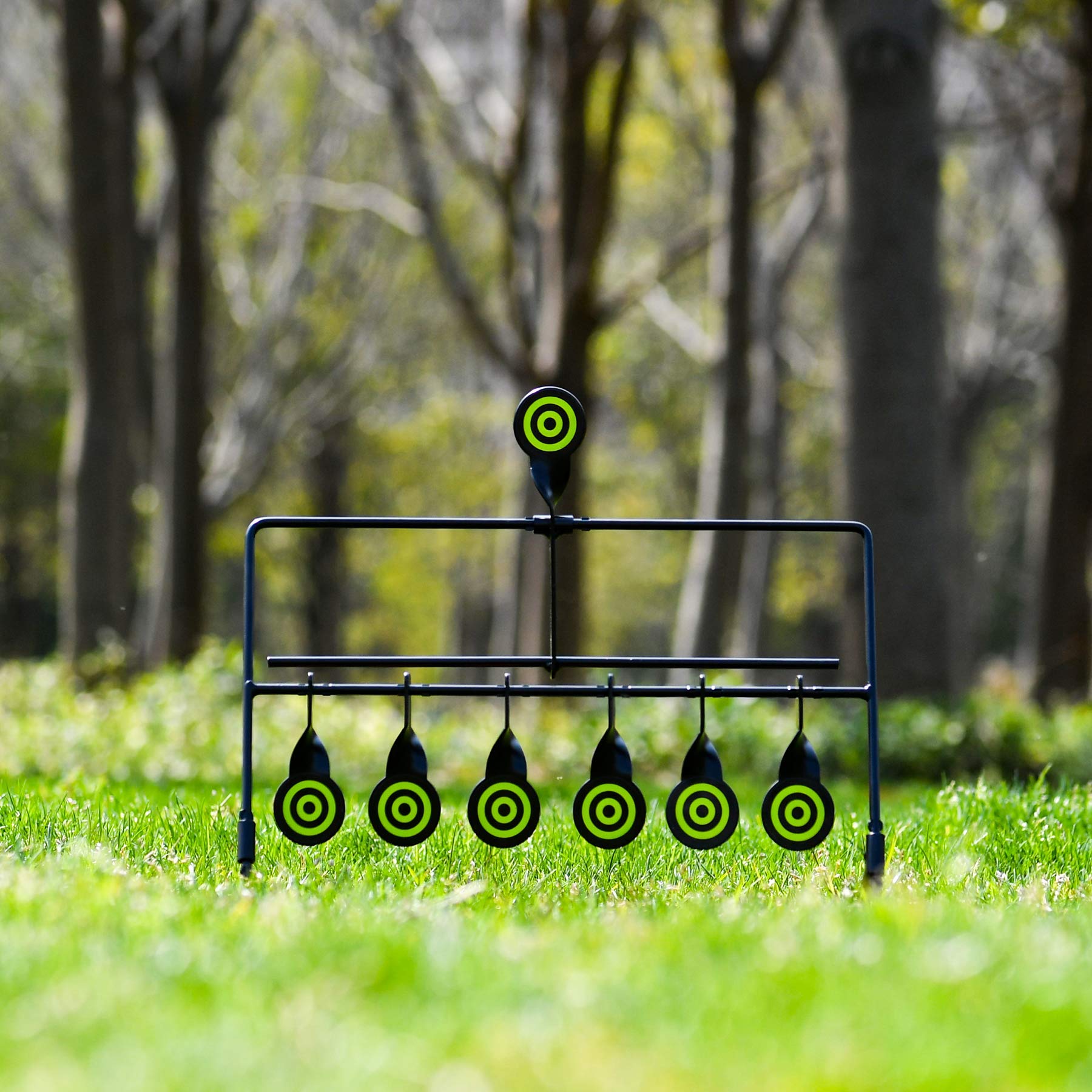 KNINE OUTDOORS 6 Targets Air Gun Pellet BB Gun Resetting Target, Rated for .22 .177 Caliber