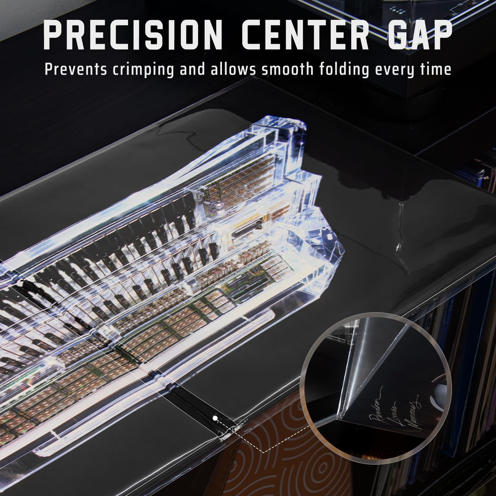 Gatefold Record Sleeves Albums Covers: 12 inch Vinyl Record Outer Sleeves 3 Mil Plastic Clear LP Protective Sleeves, 10pcs