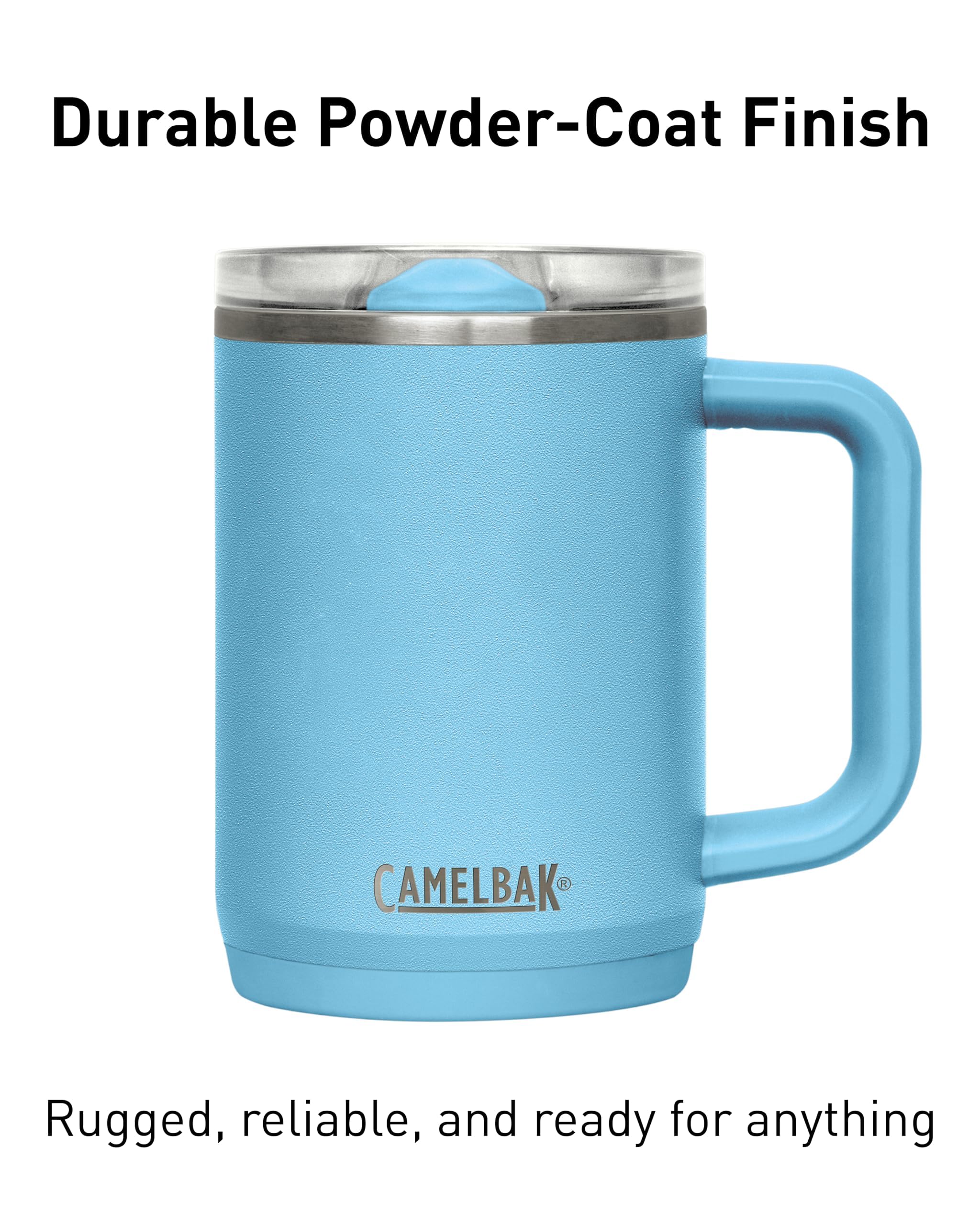 CamelBak Thrive Drinkware Insulated Stainless Steel Mug Nordic Blue, 16oz