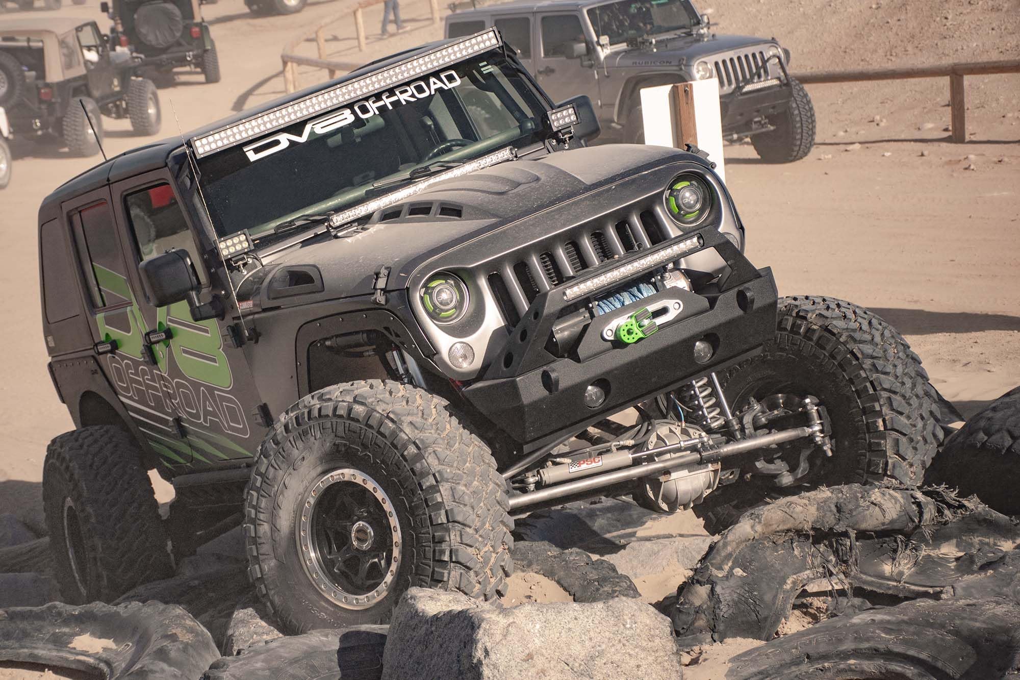 Heat Dispersion Hood fits 2007-2018 Jeep Wrangler JK | Raised and Vented Center Cowl | Dual-vented for Maximum Air Flow | Under-hood Insulation Included | DV8 Offroad