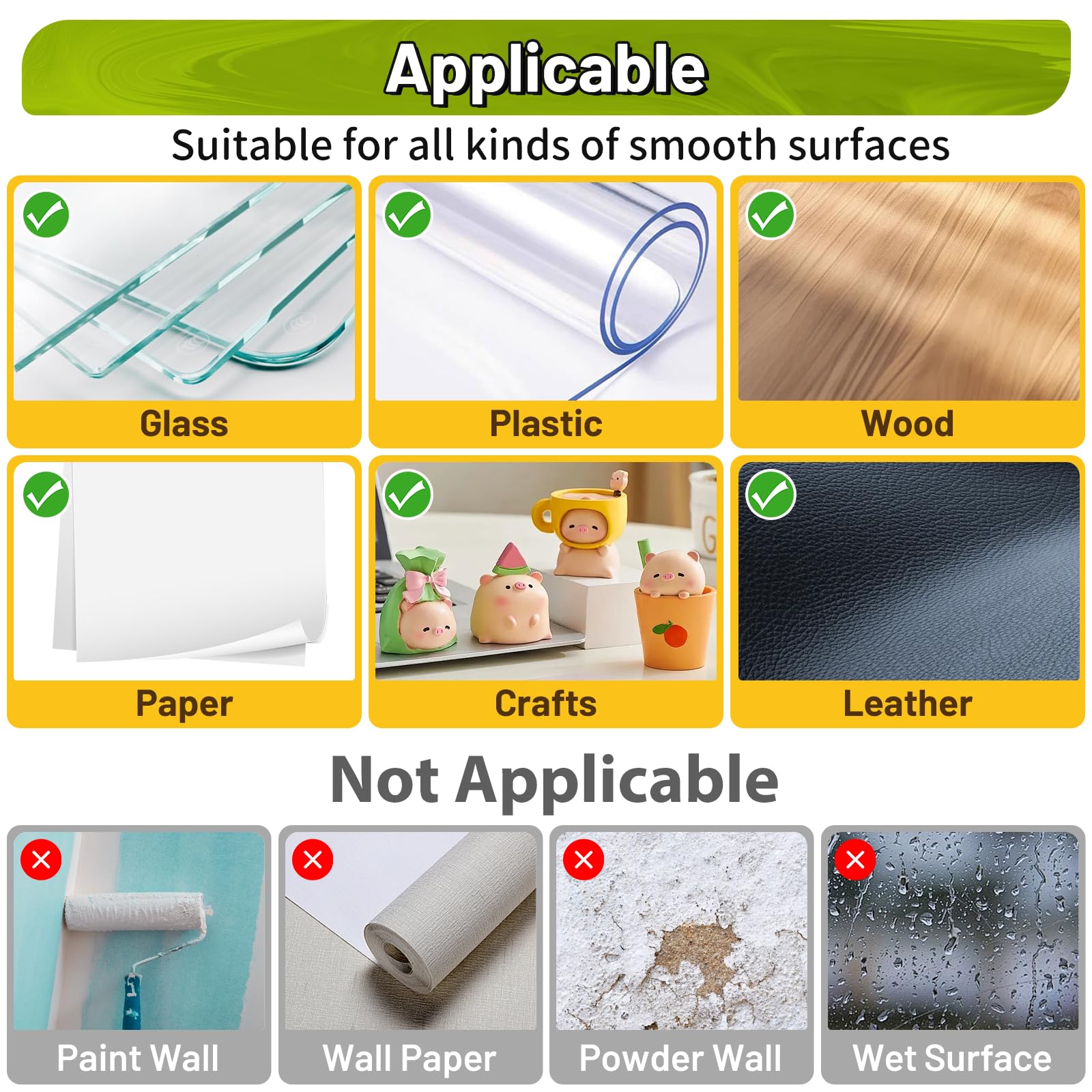 PHIXBEAR Upgraded 360Pcs Double Sided Tape Sticky Dots with Pull Tab, Removable Adhesive Mounting Putty No Trace Dots, 0.6" Clear Sticky Tack for Museum Picture Crafts & DIY