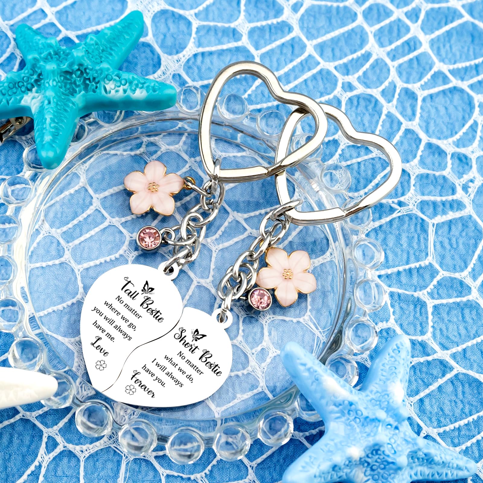 Wrpixe Bestie Gifts Friendship Keychain Bestie Birthday Gifts for Women Friendship Gift for Besties Bff Gift for Women Girls Friends Bff Stuff for Besties Mothers Day Presents for Her