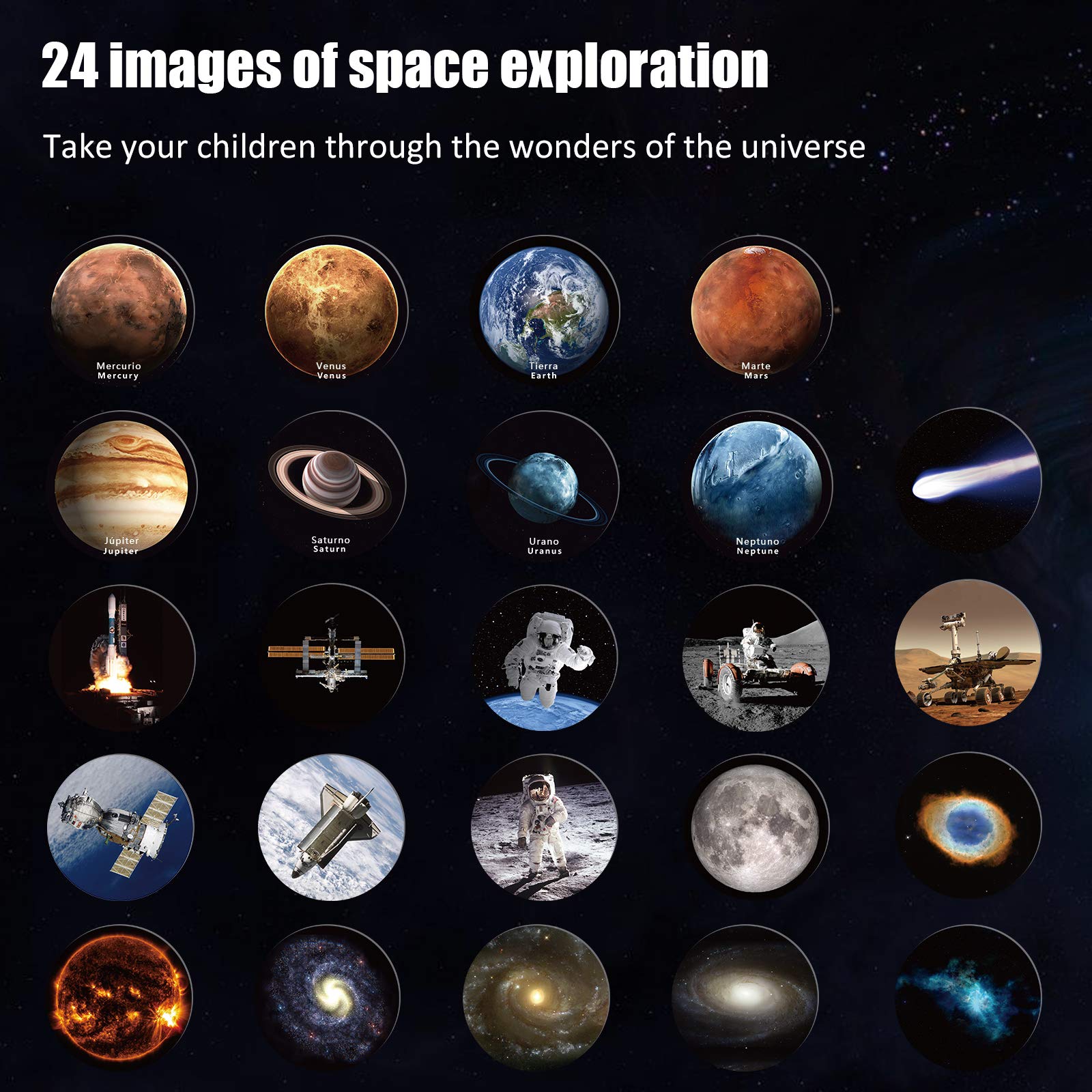 Solar System Model Kit for Kids - 8 Planets for Kids Solar System Toys 3-5, Talking Solar System Project Kit