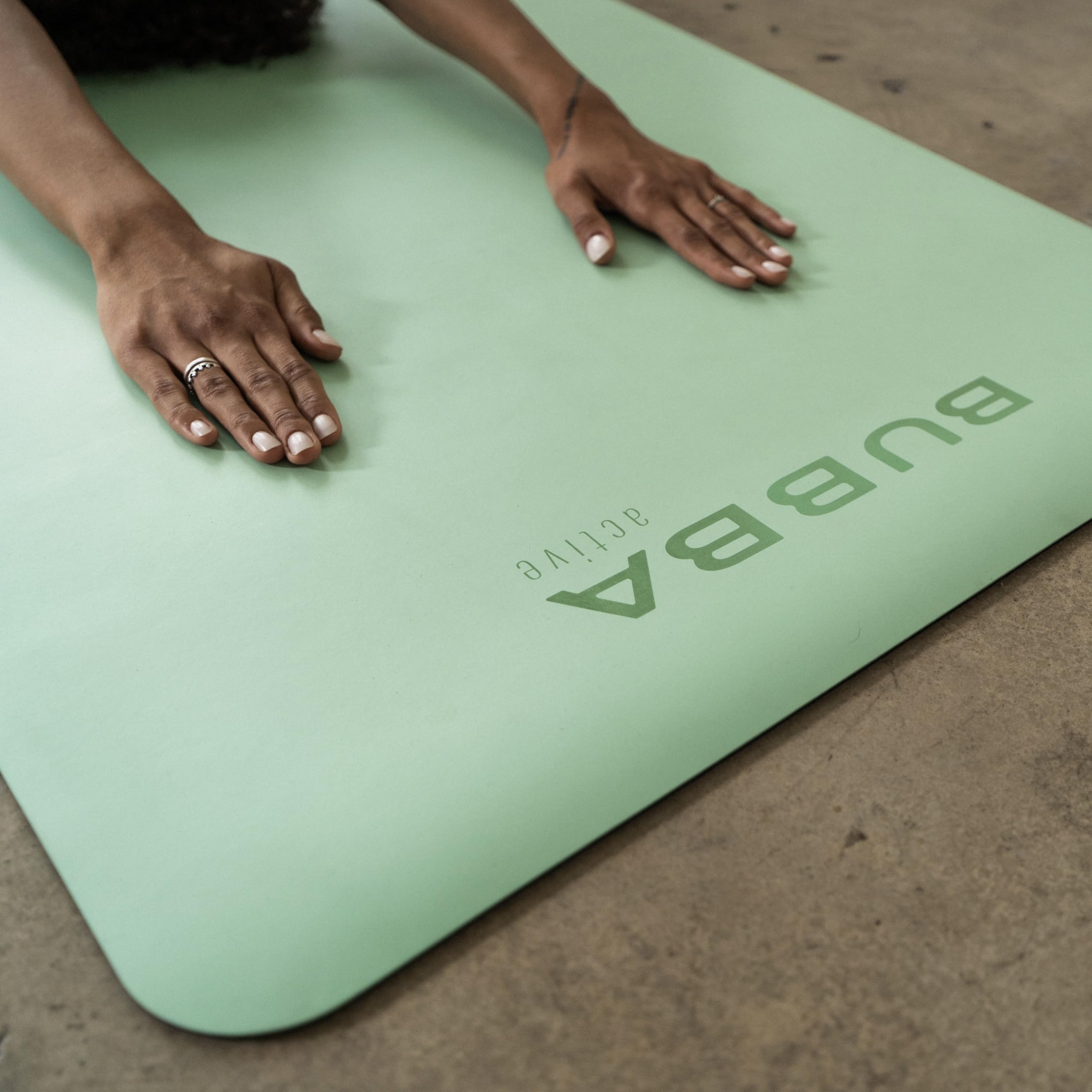 Bubba Active - Yoga Mat - Premium - Non-slip - Perfect Exercise Mat for Pilates, Yoga, Hot Yoga, and Floor Workouts - Eco-friendly ā Odorless (Mint)
