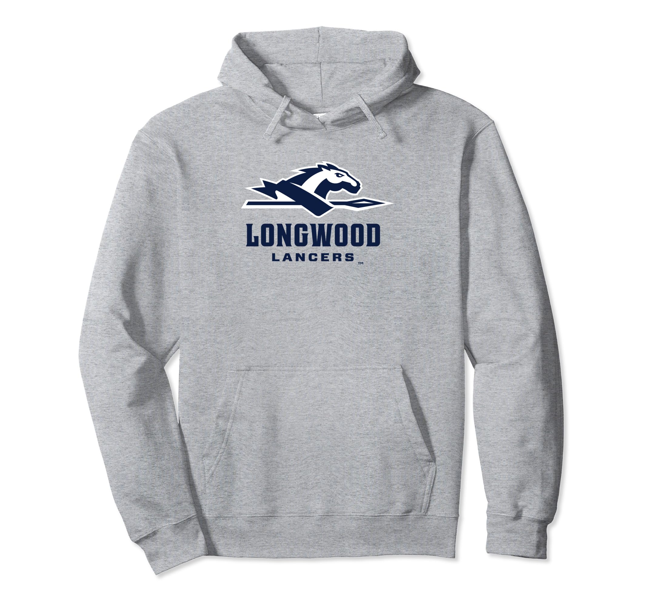 Longwood Lancers Icon Heather Gray Officially Licensed Pullover Hoodie