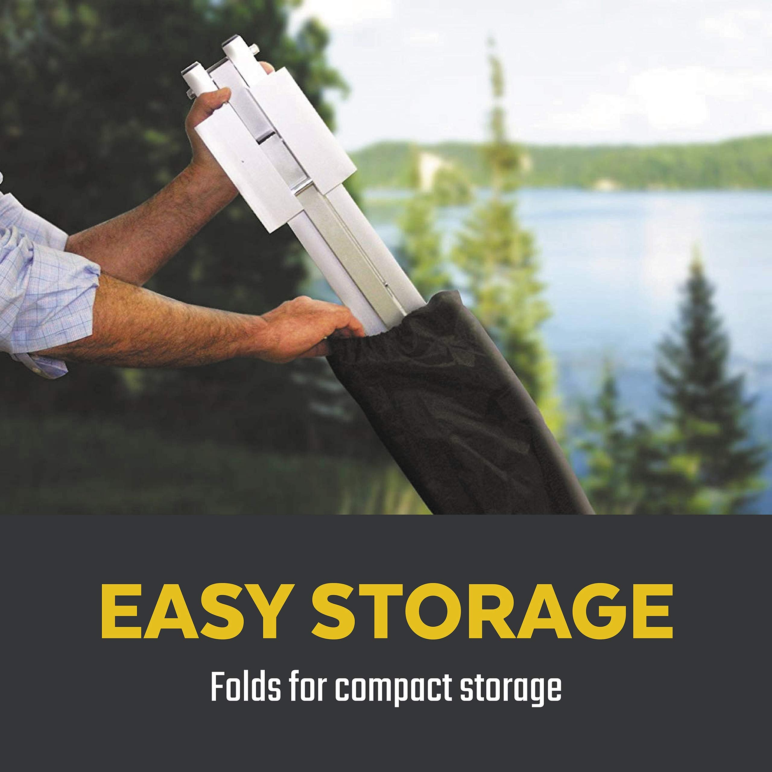 Valterra Universal RV Stabilizer Stop the Sway and Wobble, Adjustable to Fit 14-Inch to 28-Inch Frame to Ground, Compact Design with Storage Bag