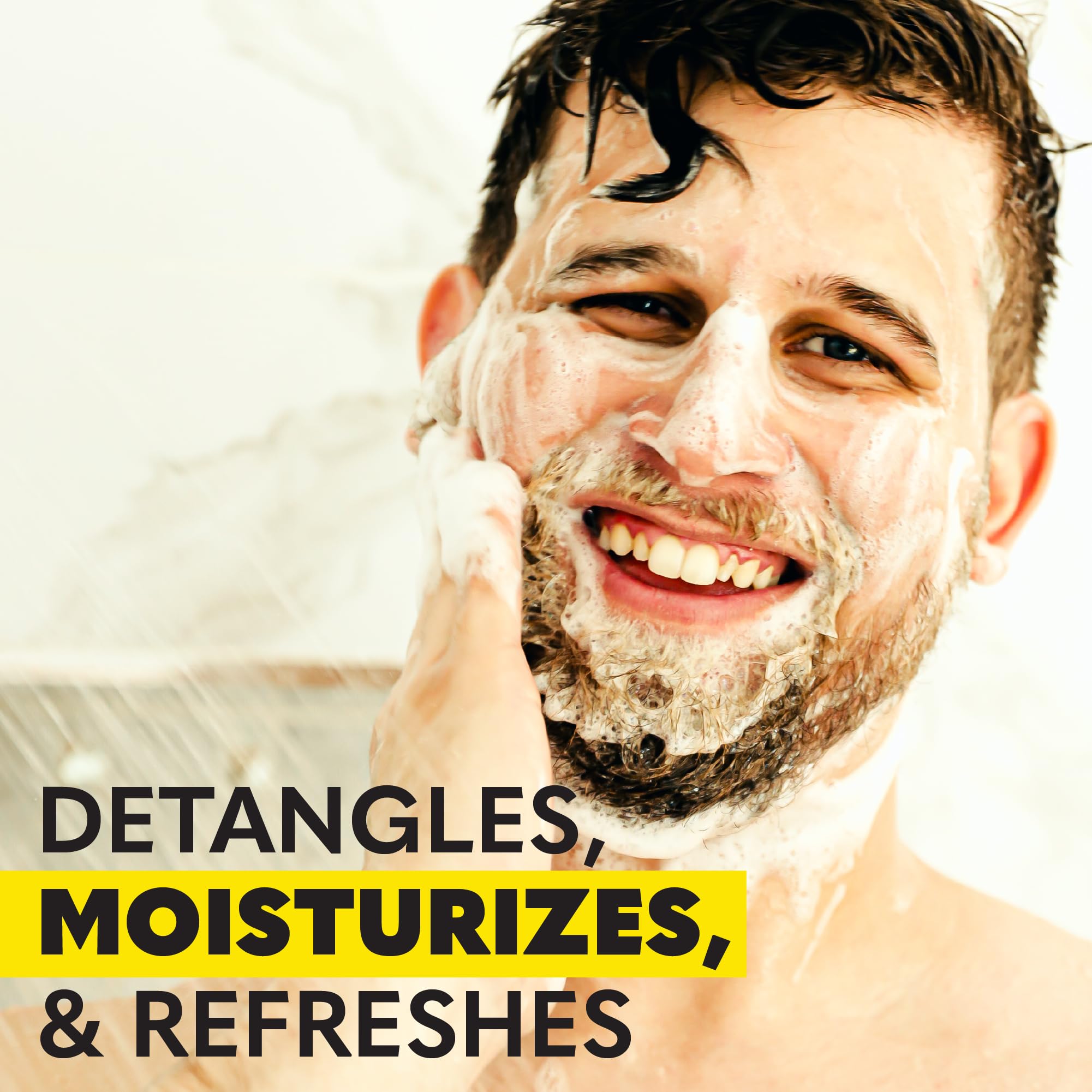 The Beard Club Citrus Beard & Face Wash– All-in-One Cleanser, Softens & Nourishes Facial Hair, Hydrates & Cleans Skin, Paraben & Sulfate-Free