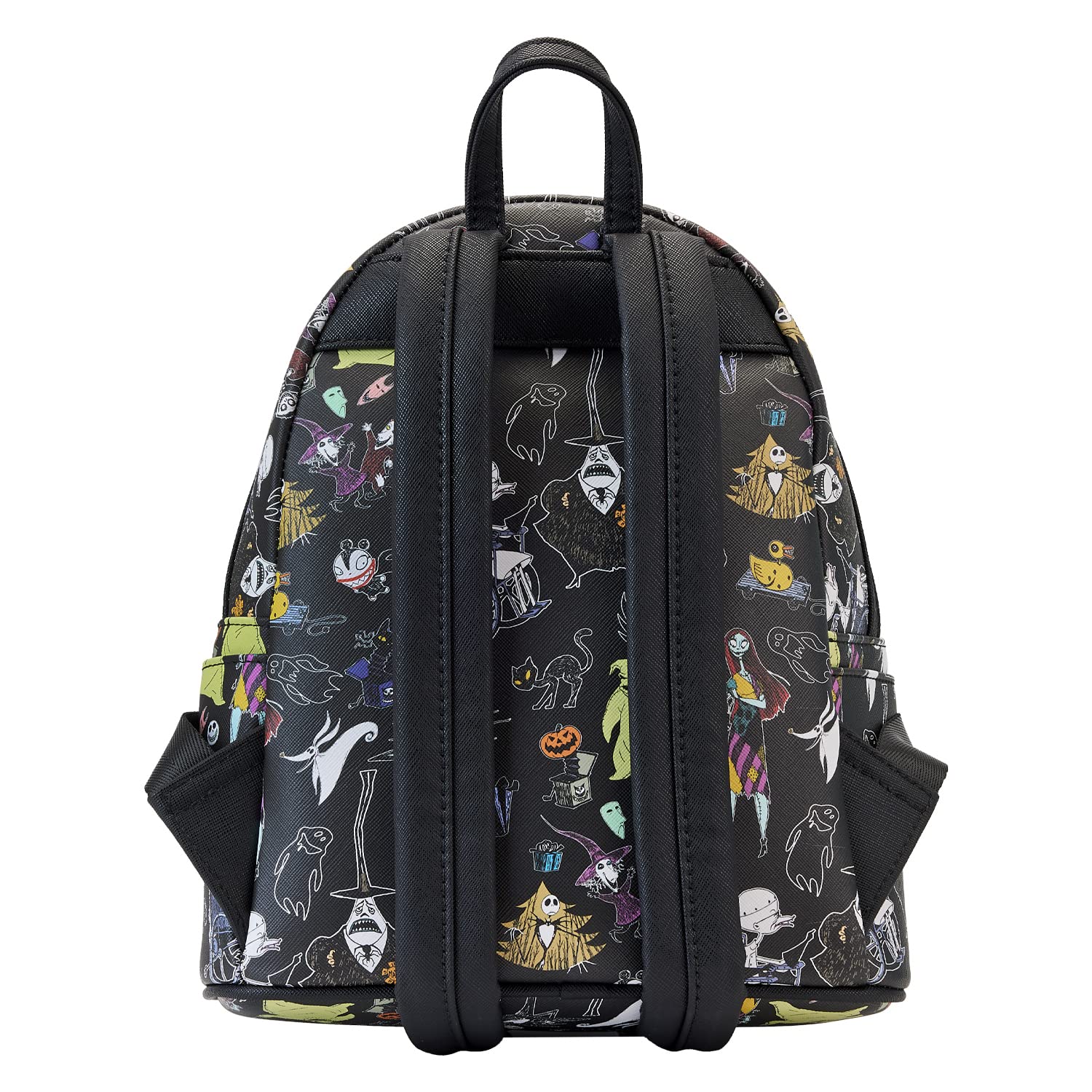 Loungefly Disney Nightmare Before Christmas All Over Print Womens Double Strap Shoulder Bag Purse