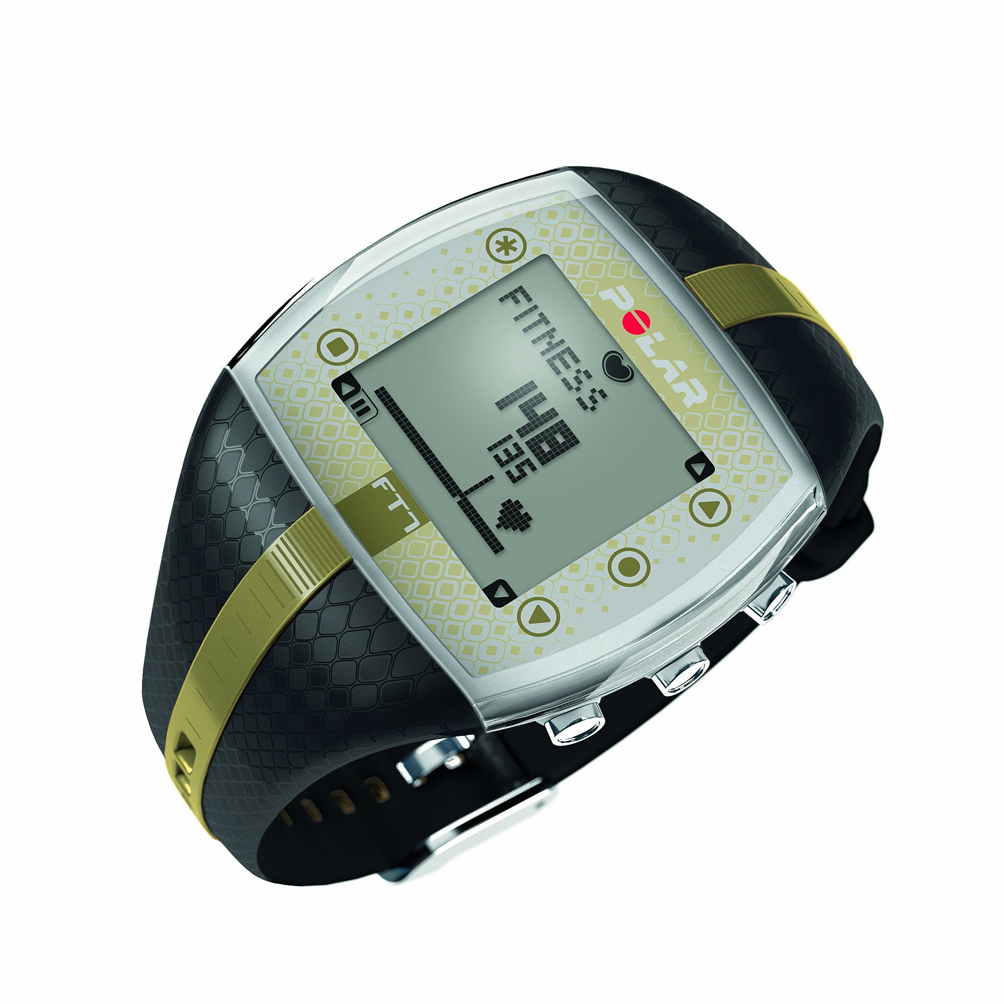 Polar FT7 Women's Heart Rate Monitor Watch (Black / Gold)
