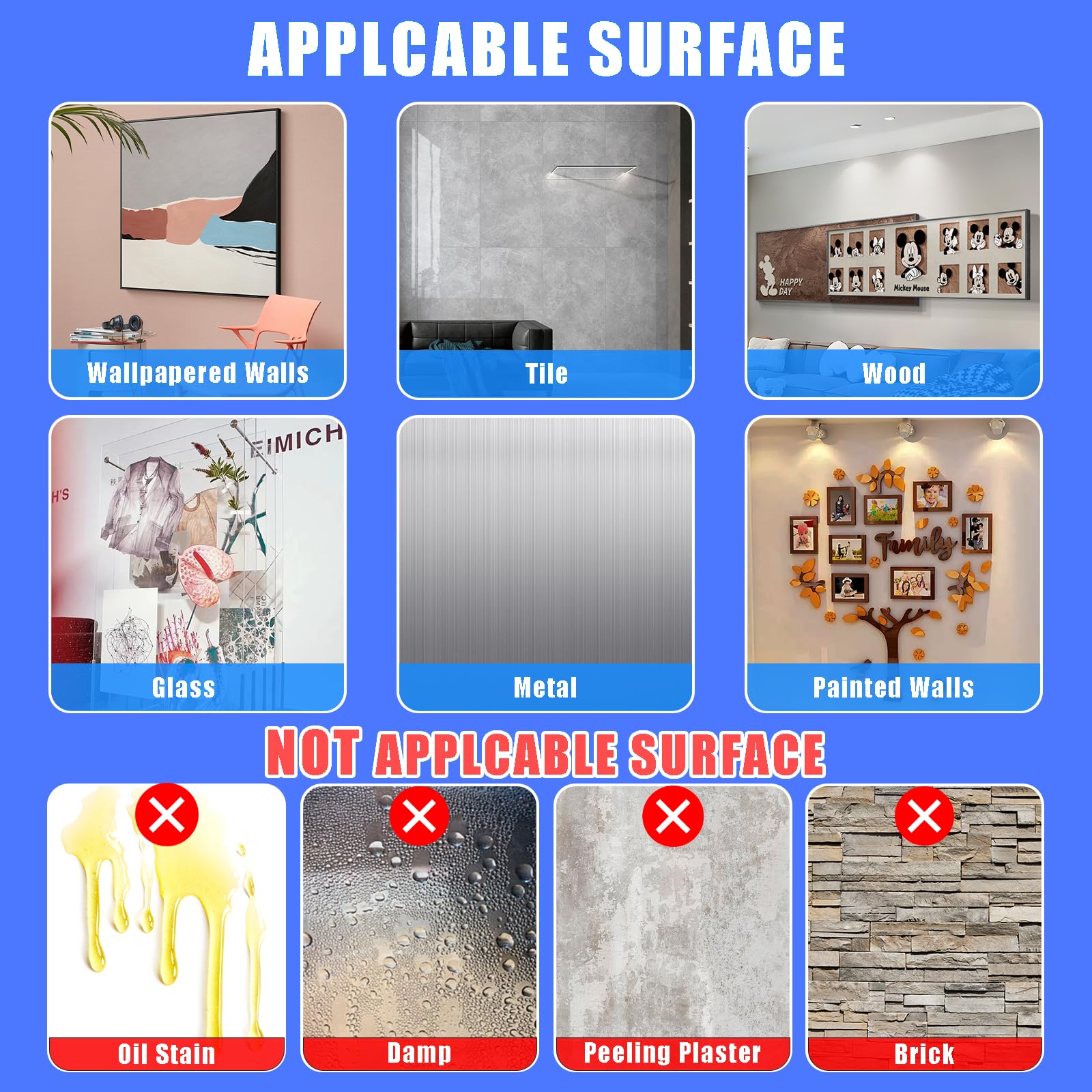 PHIXBEAR 0.79in Made of 3M VHB Heavy Duty Double Sided Mounting Tape - No Damage, Heat Resistant, Waterproof, Clear Nano Adhesive Tape 9.85FT