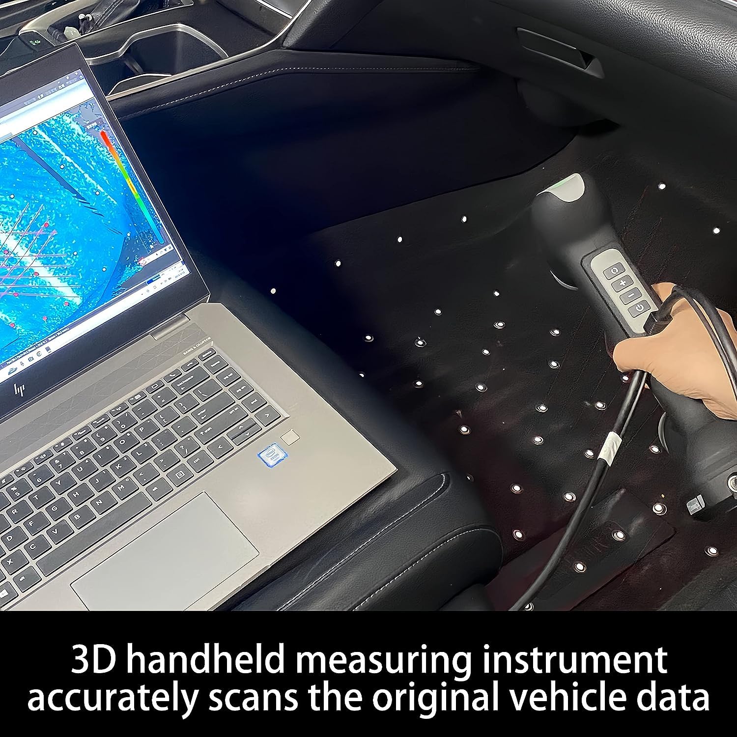 Binmotor-All Weather Floor Mats for Hyundai Santa Fe Hybrid 2021 2022 2023/Plug-In Hybrid 2022 2023, 1st & 2nd Row Full Set, Heavy Duty Car Floor Liners-Black Santa Fe Hybrid