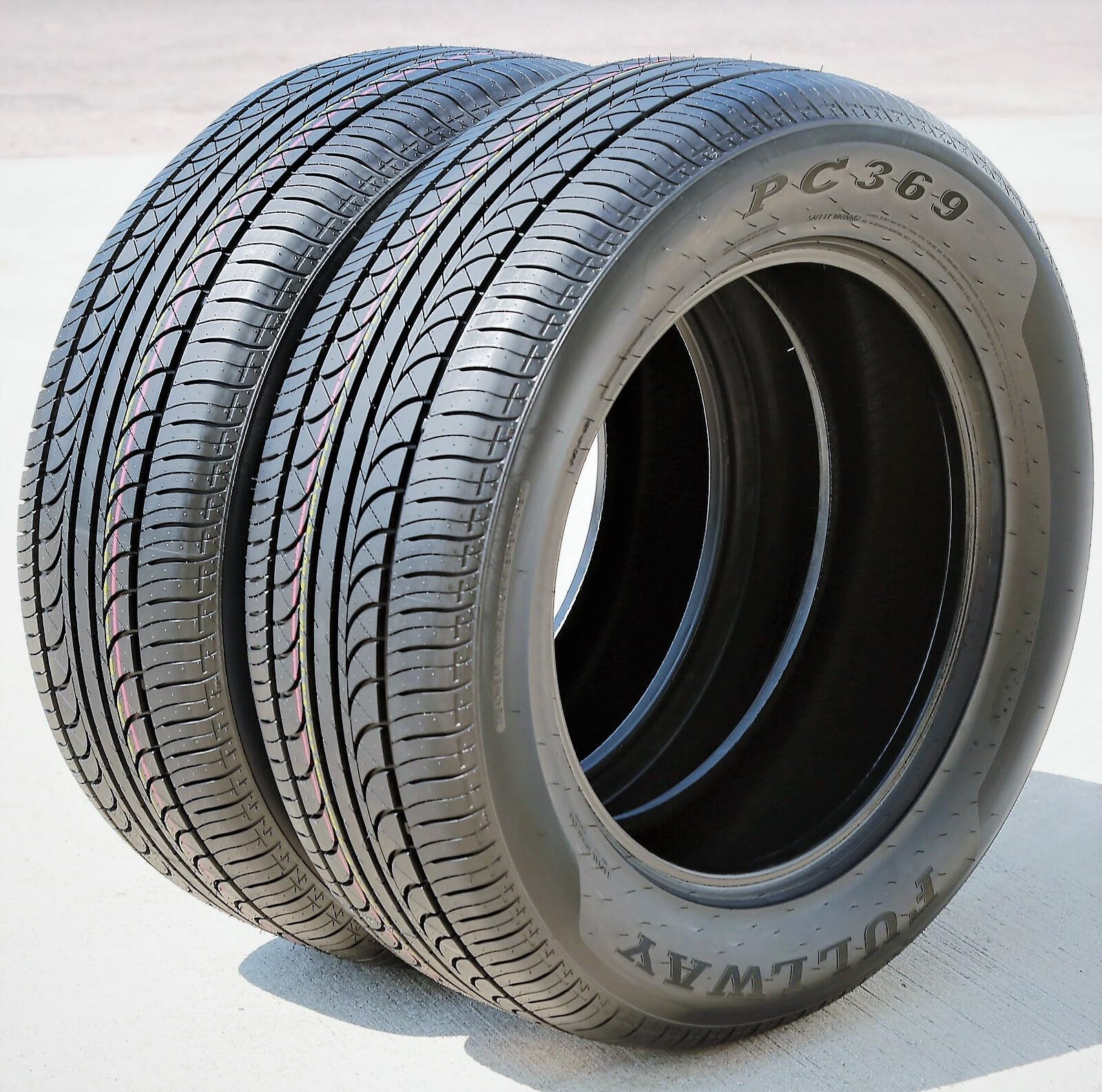 Set of 4 (FOUR) Fullway PC369 All-Season Passenger Car Performance Radial Tires-215/55R18 215/55/18 215/55-18 95V Load Range SL 4-Ply BSW Black Side Wall UTQG 380AA
