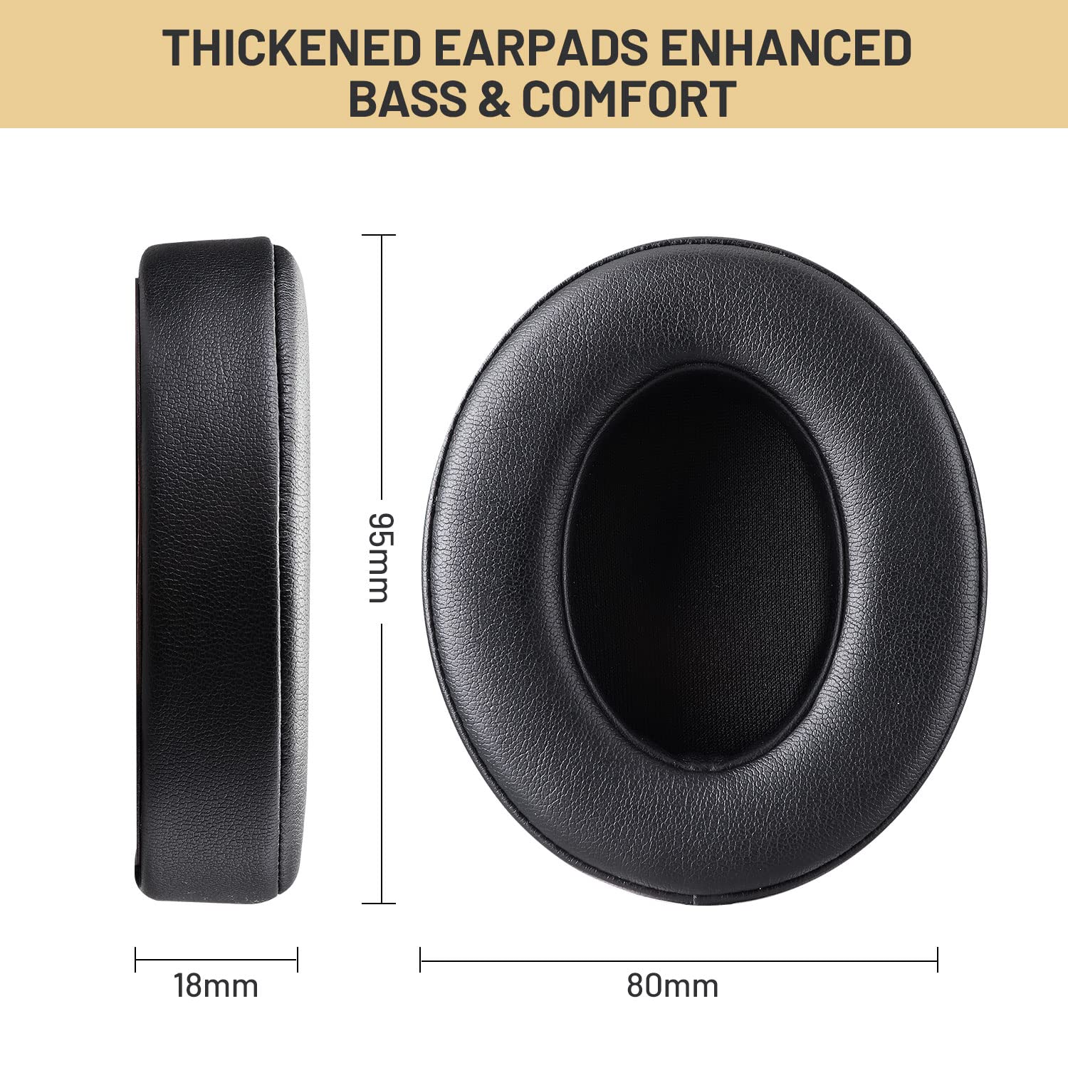 Replacement Earpads for Beats Studio 2 & 3 - Ear Pads for Beats Studio