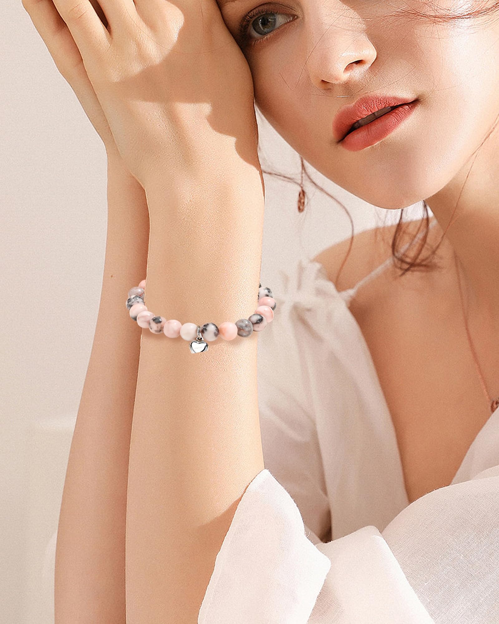 Simashts Natural Stone Bracelets For Women Girlfriend, Unique Gifts for Women