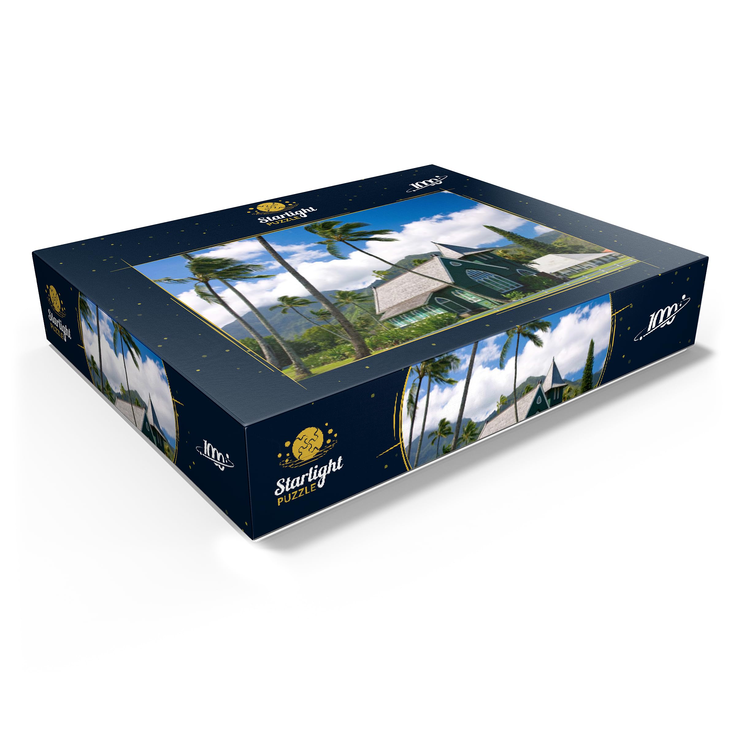 MyPuzzle Waioli Huiia Church, Hanalei, Kauai Island, Hawaii, USA - Premium 1000 Piece Jigsaw Puzzle for Adults