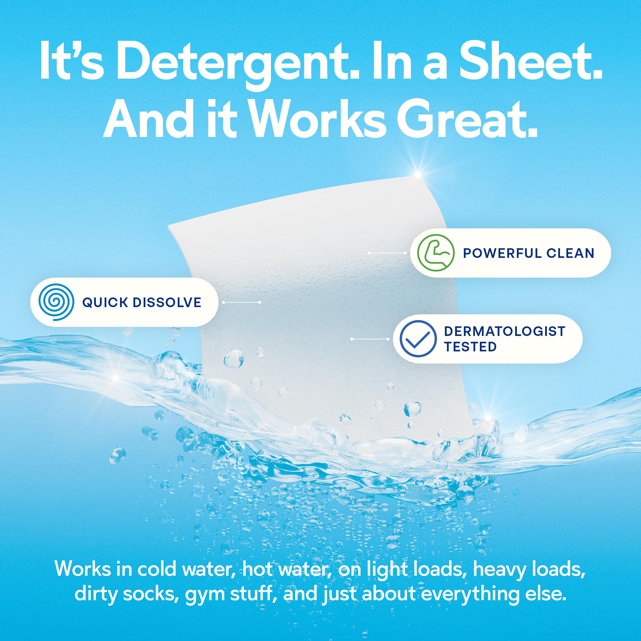 Earth Breeze Laundry Detergent Sheets - 90 Detergent Sheets - (3 Pack) 30 Sheets Per Pack - 180 Loads - Concentrated Liquidless Laundry Soap - No Plastic Jug - Fresh Scent