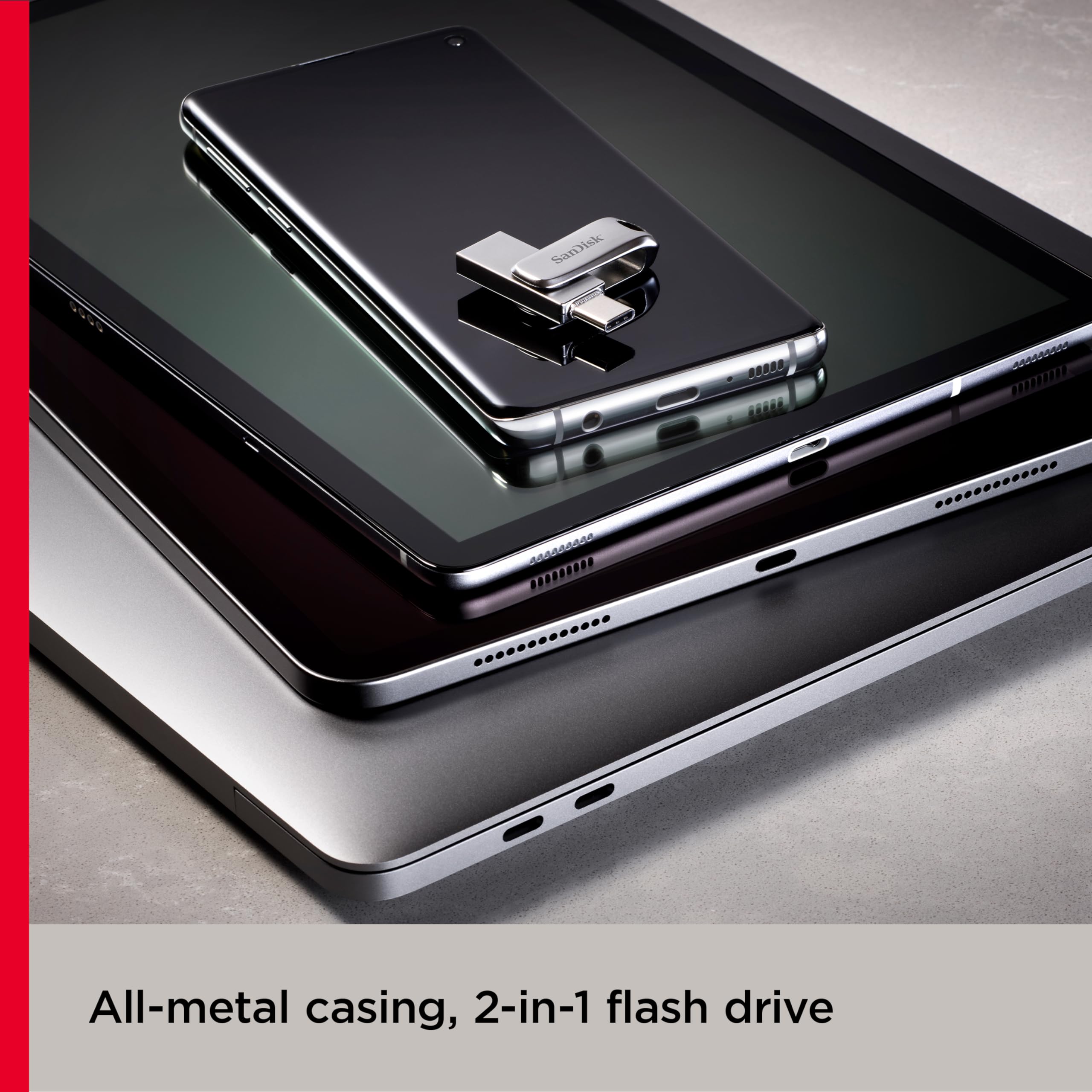 SANDISK 256GB Ultra Dual Drive Luxe USB Type-C - Up to 400MB/s - SDDDC4-256G-GAM46