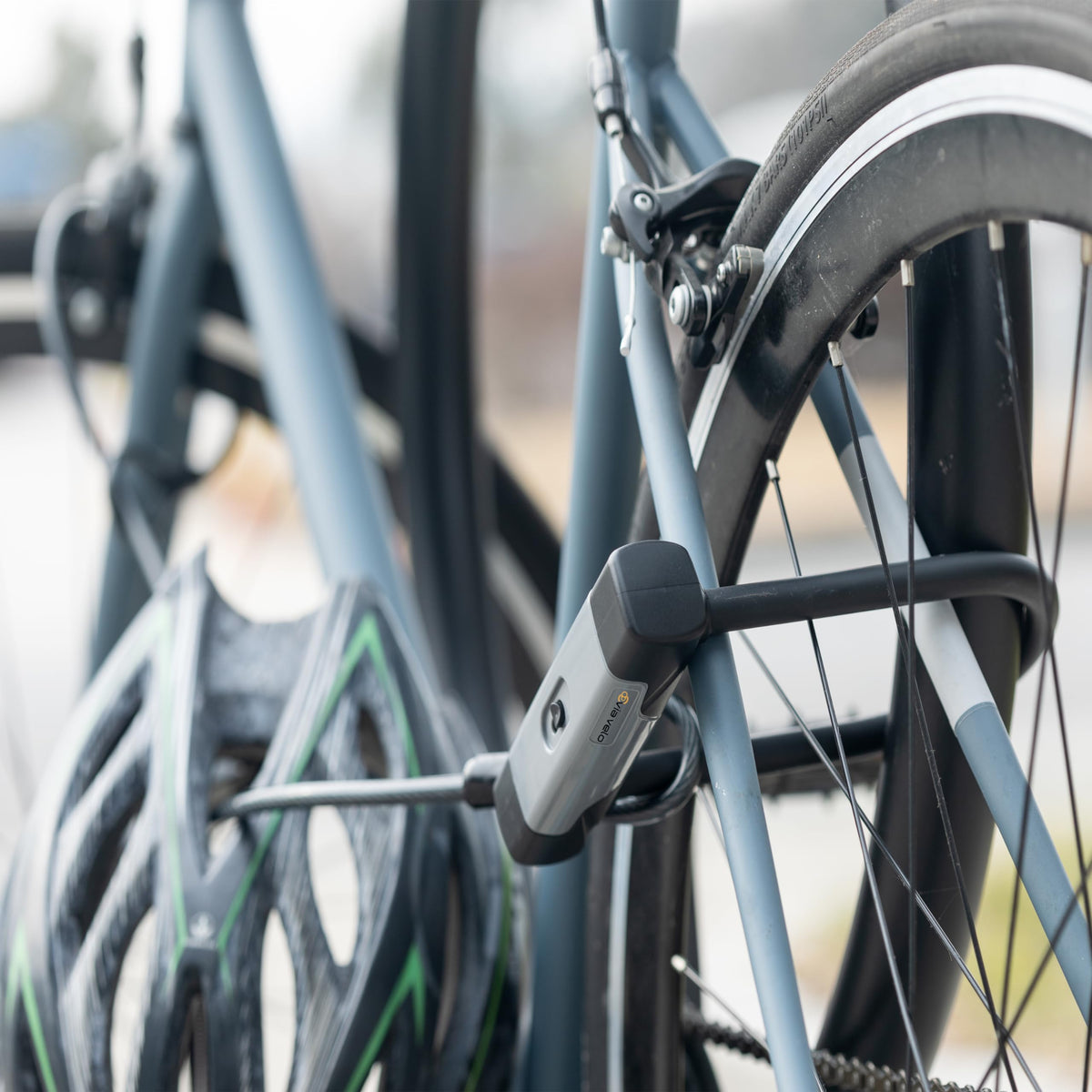 Via Velo 2 Bike Lock Sets with Same Key System Heavy Duty Anti-Theft Bicycle U Locks with 8 mm x 4ft Braided Steel, 4 Keyed Alike Keys for E-Bike, Scooter Mountain Road Bike