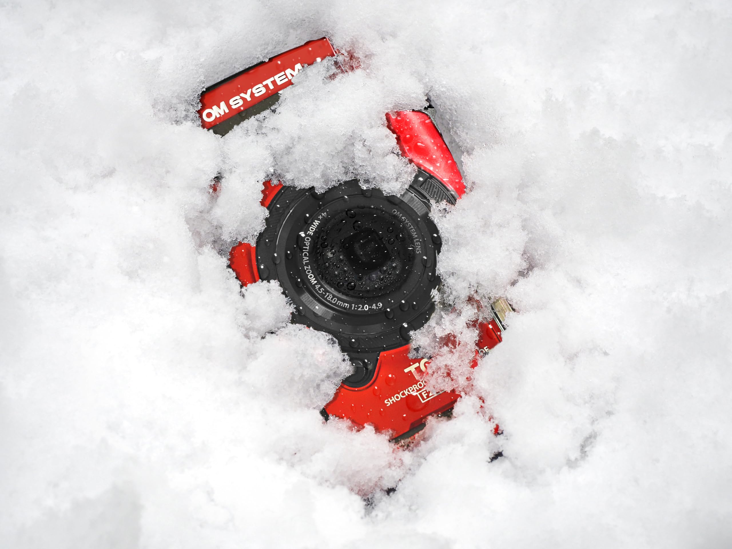 OM SYSTEM Tough TG-7 Red Underwater Camera, Waterproof, Freeze Proof, High Resolution Bright, 4K Video 44x Macro Shooting (Successor Olympus TG-6)