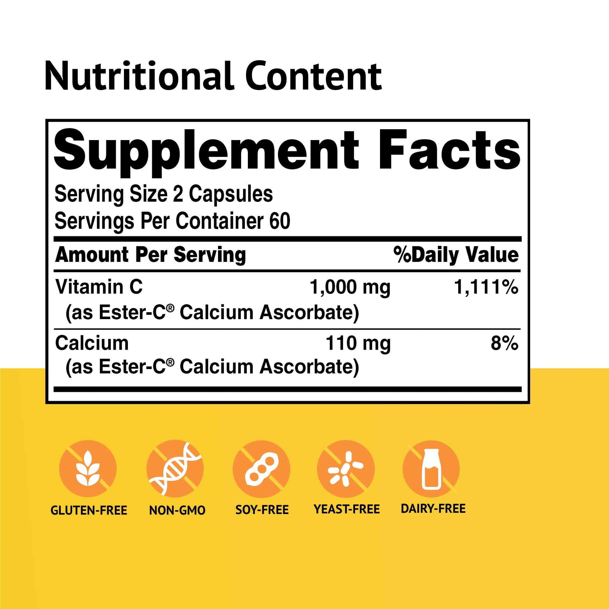 Ester-C® 500 mg Capsules 120