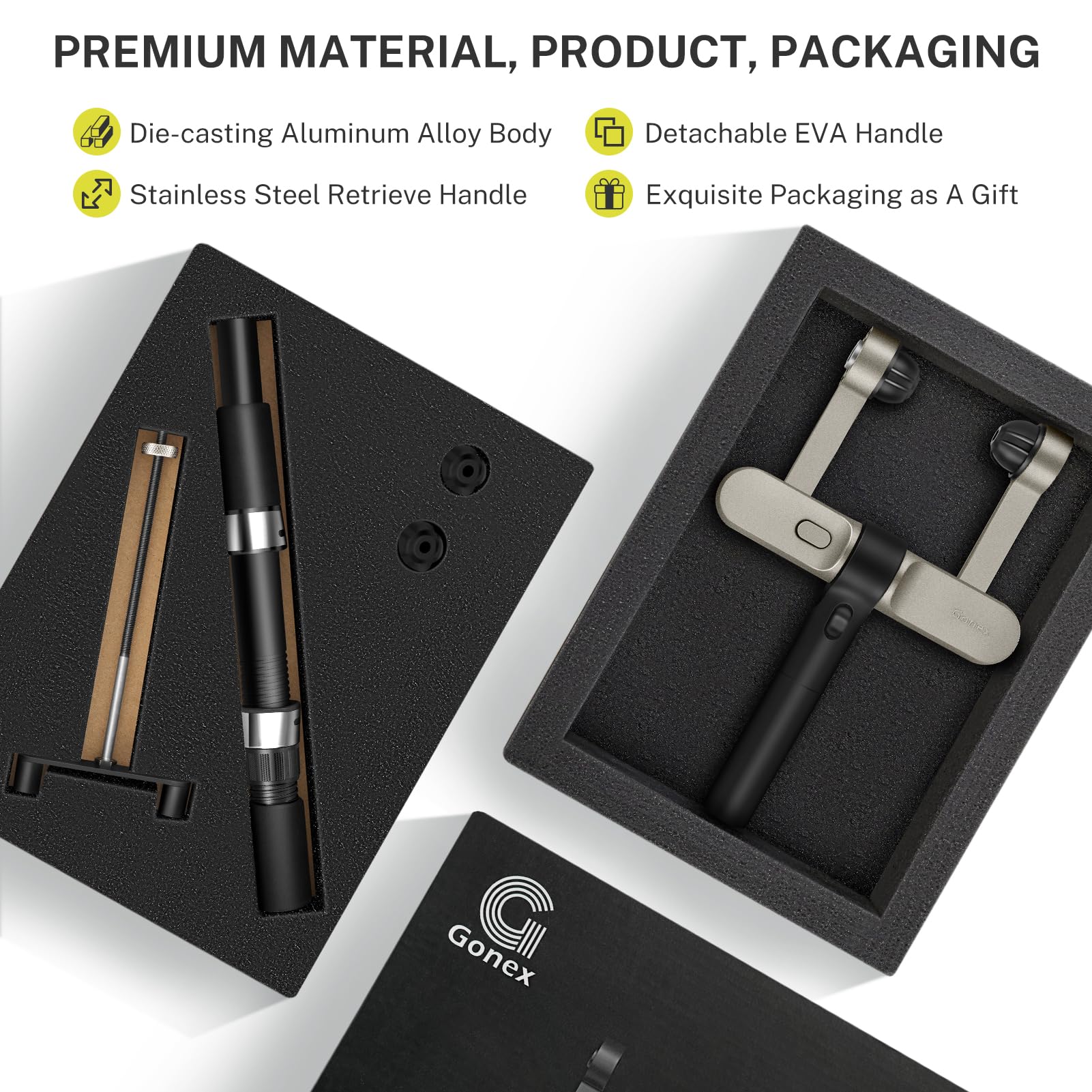 Gonex Fishing Line Spooler with Unwinding, No Line Twist, Adjustable Line Winder for Spinning, Cast, Spincast Reels, Spool Spooling Station System, Function Installation-Free