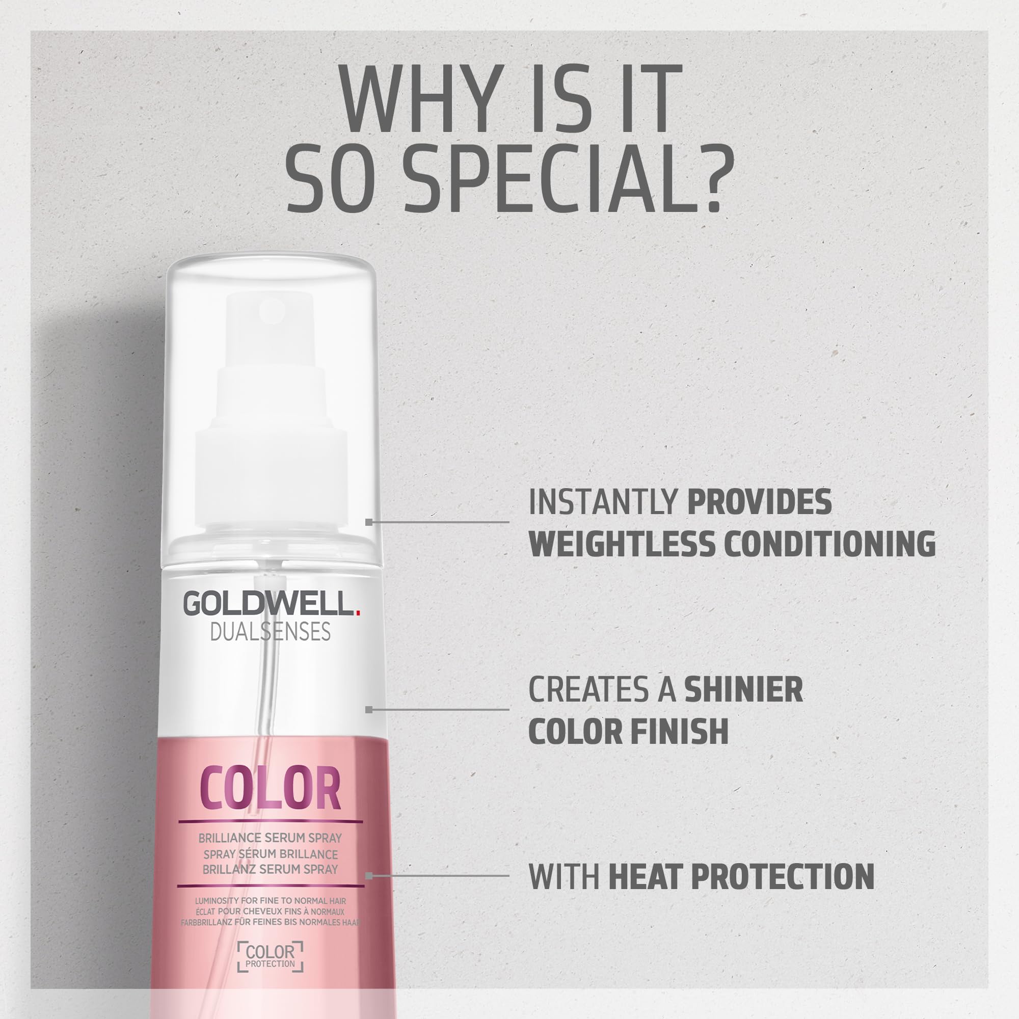 Goldwell Dualsenses Color Brilliance Serum Spray 150mL(Packaging may vary)